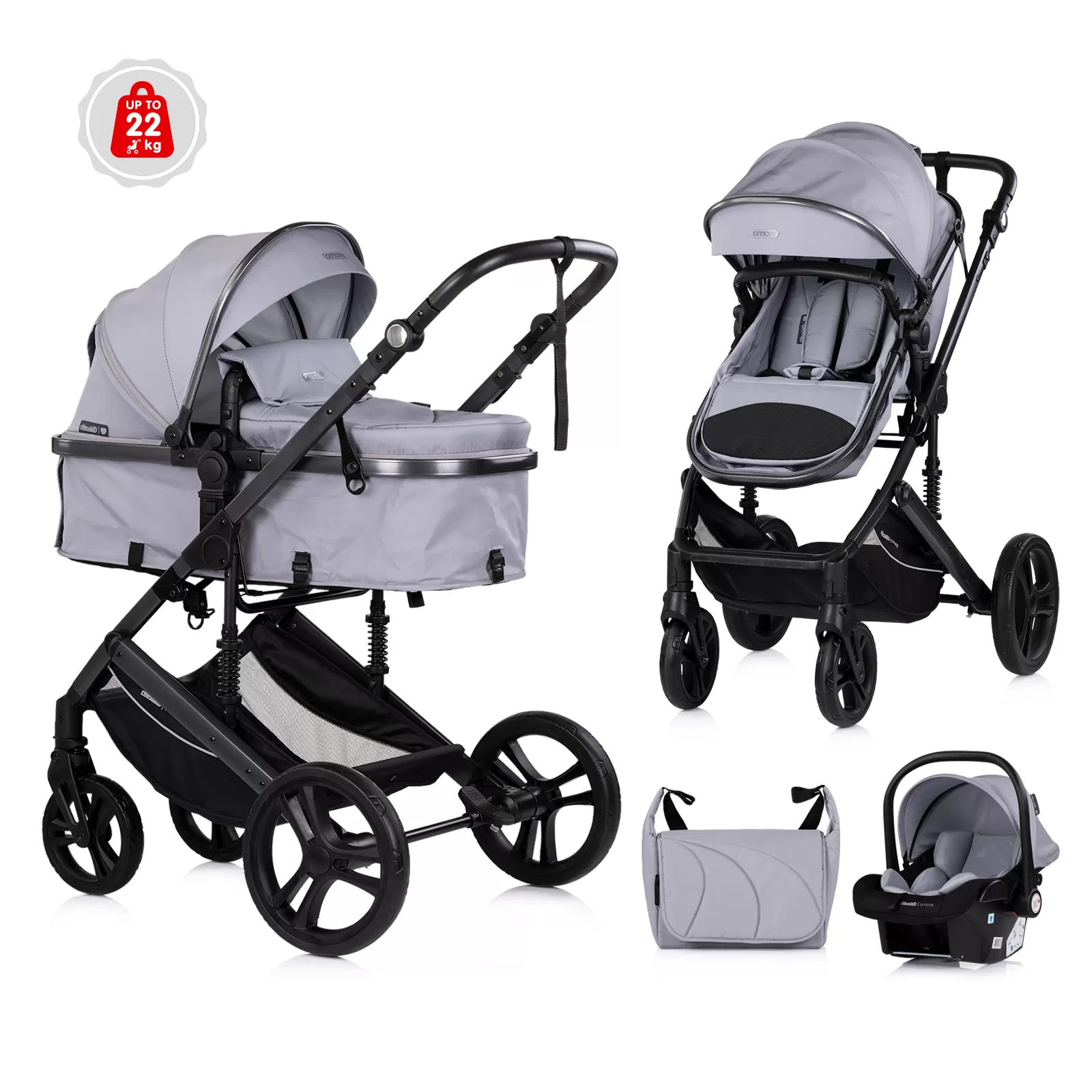 Chipolino Amore Platinum 3u1 