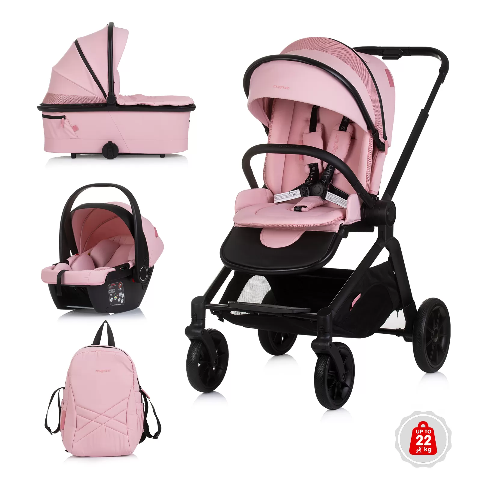 Chipolino Magnum Pink 3u1 