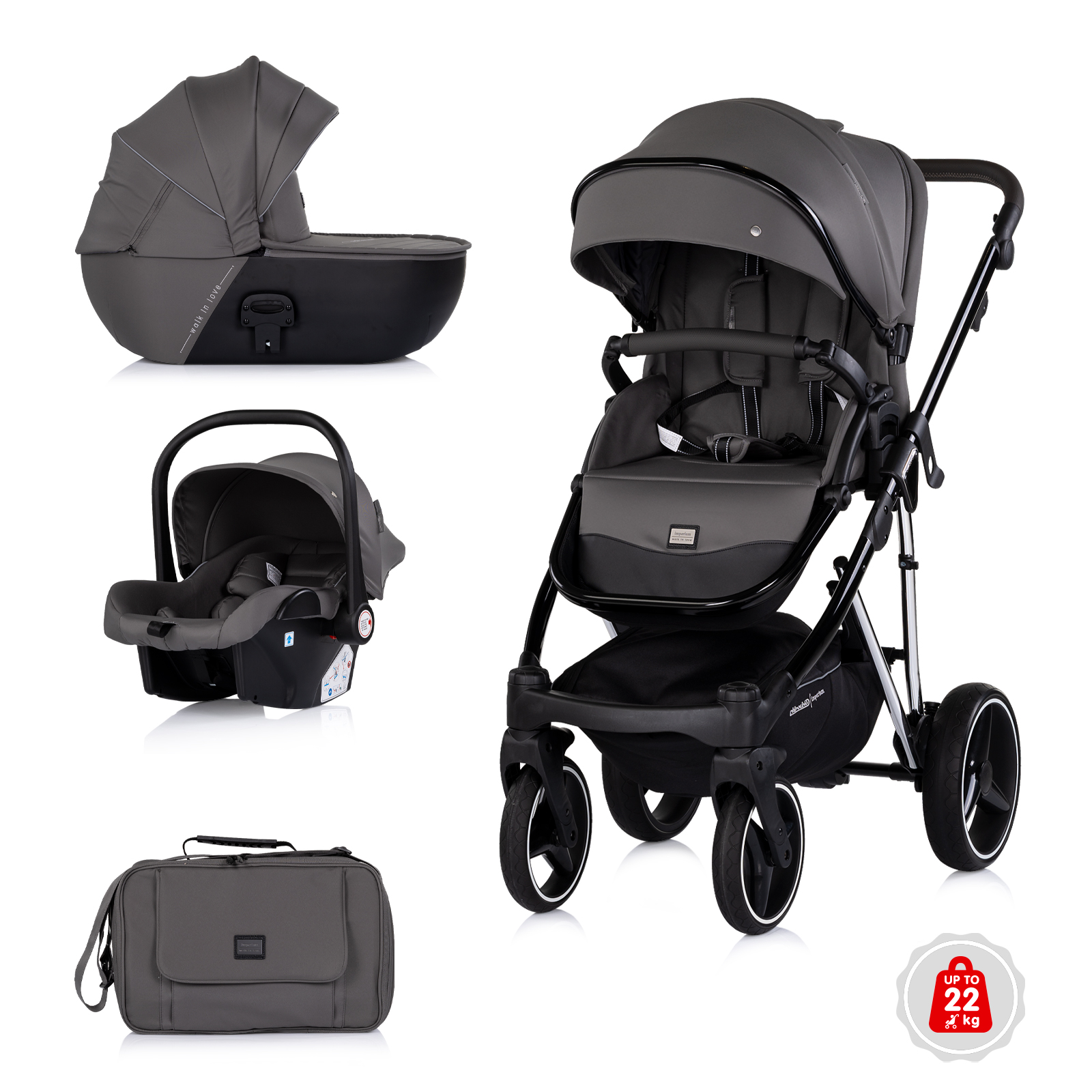Chipolino Imperium Charcoal 3u1 