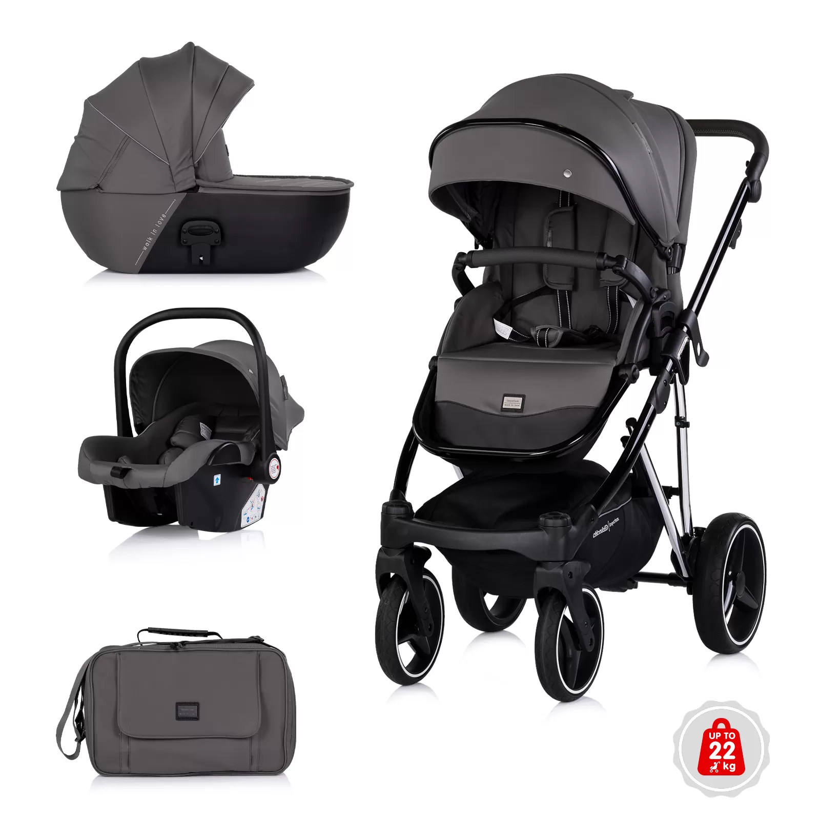 Chipolino Imperium Charcoal 3u1 
