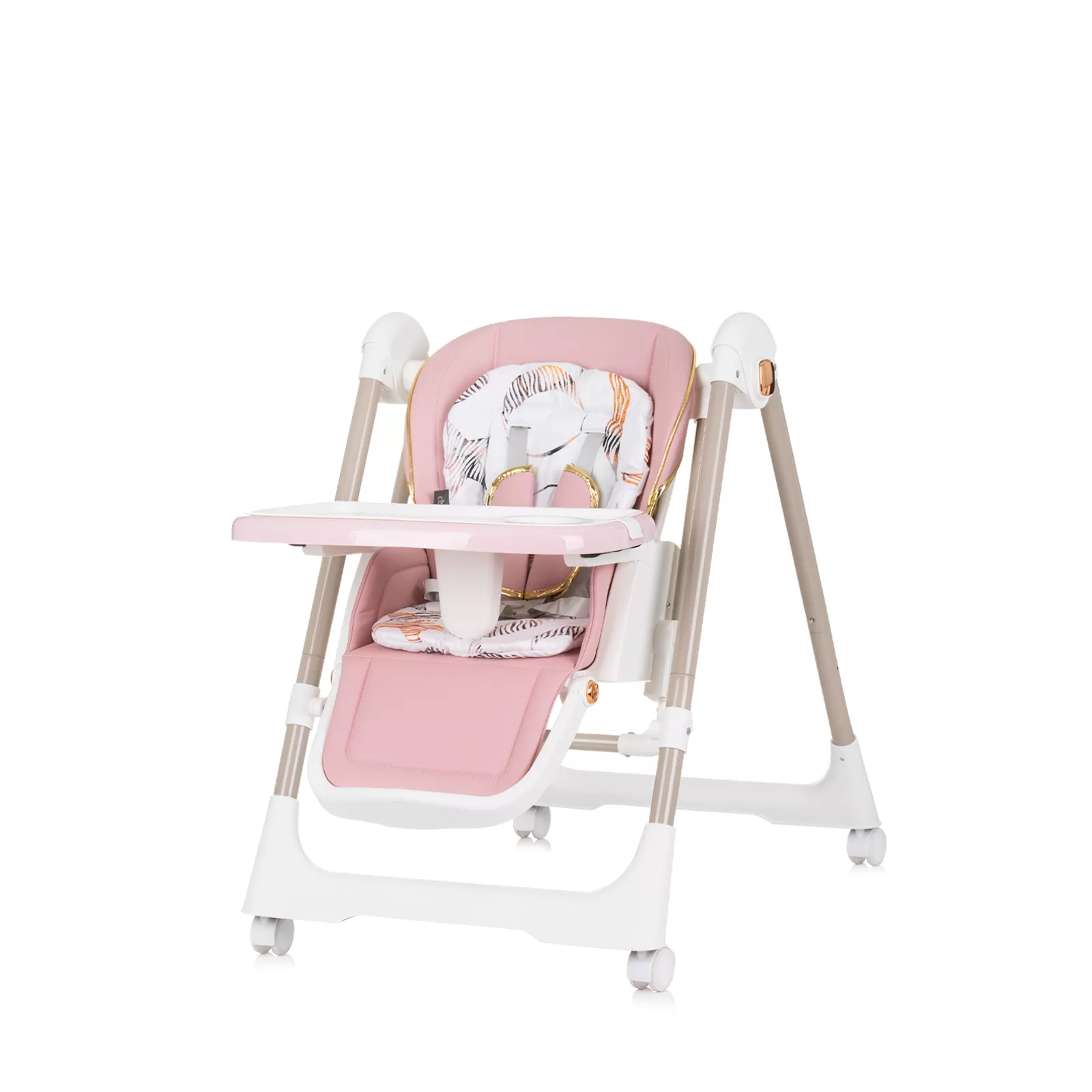 Chipolino MILKSHAKE 2u1 hranilica/ljuljaška Flamingo 