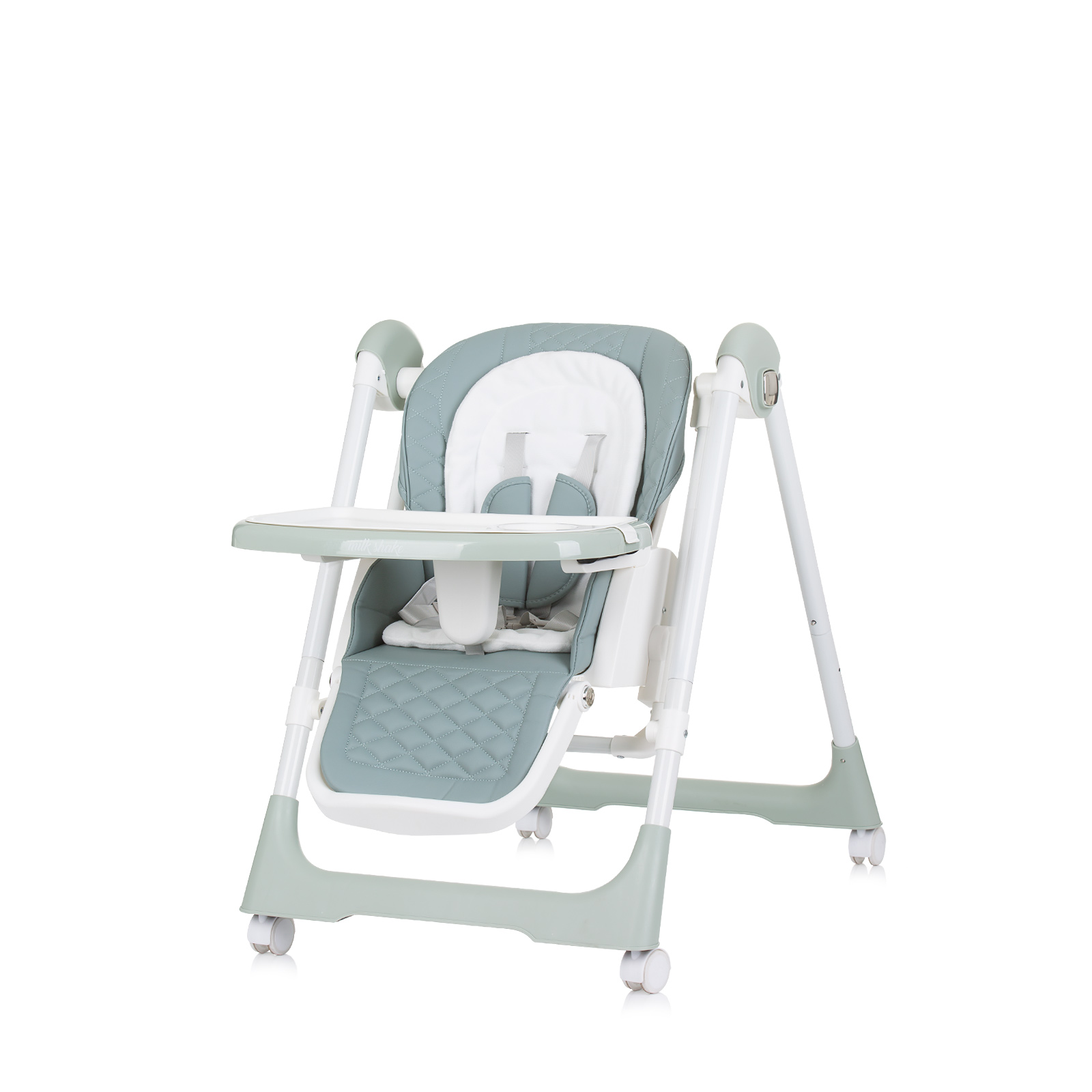 Chipolino MILKSHAKE 2u1 hranilica/ljuljaška Pastel Green 