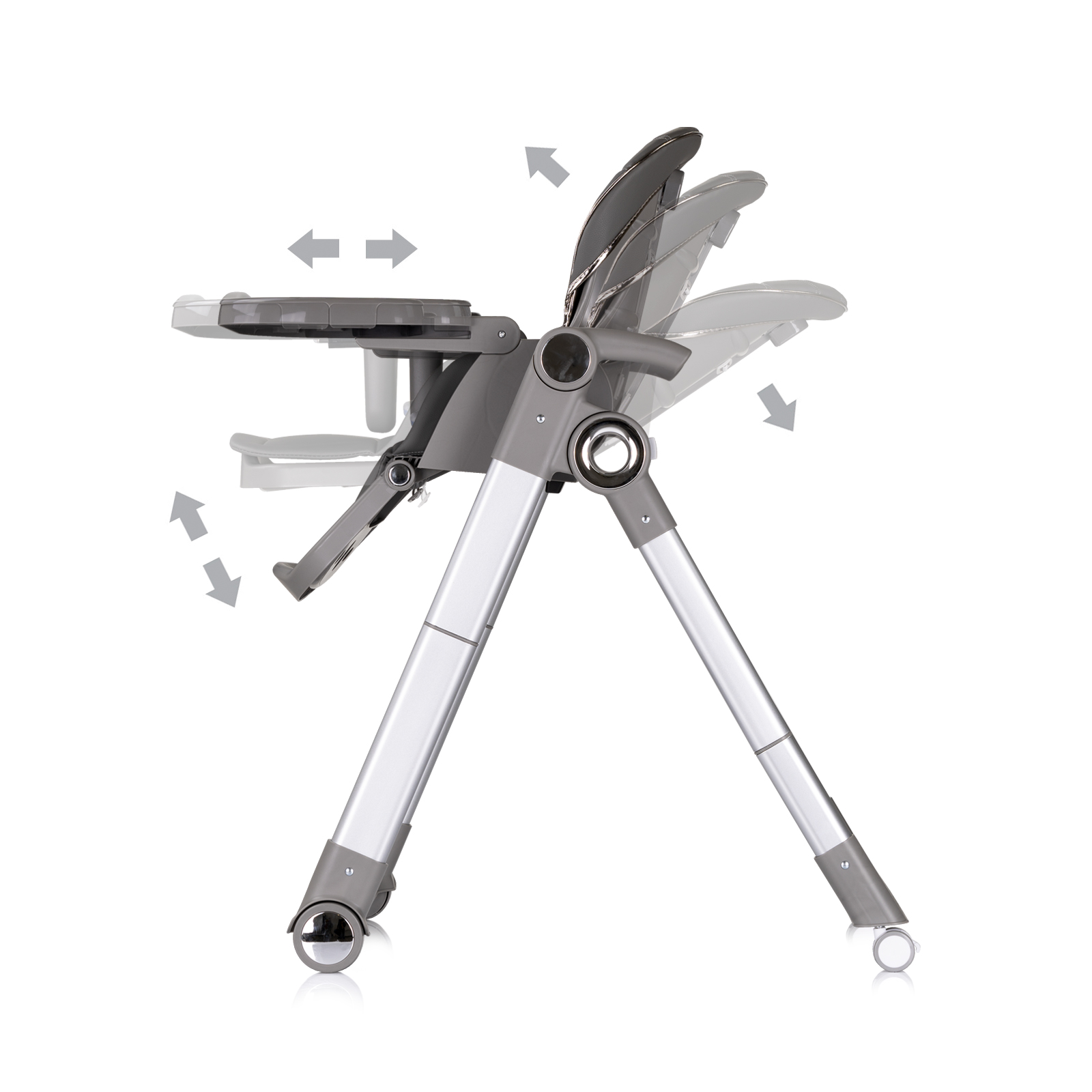 Chipolino SUPER CHEF 2u1 hranilica/ljuljaška Cloud 