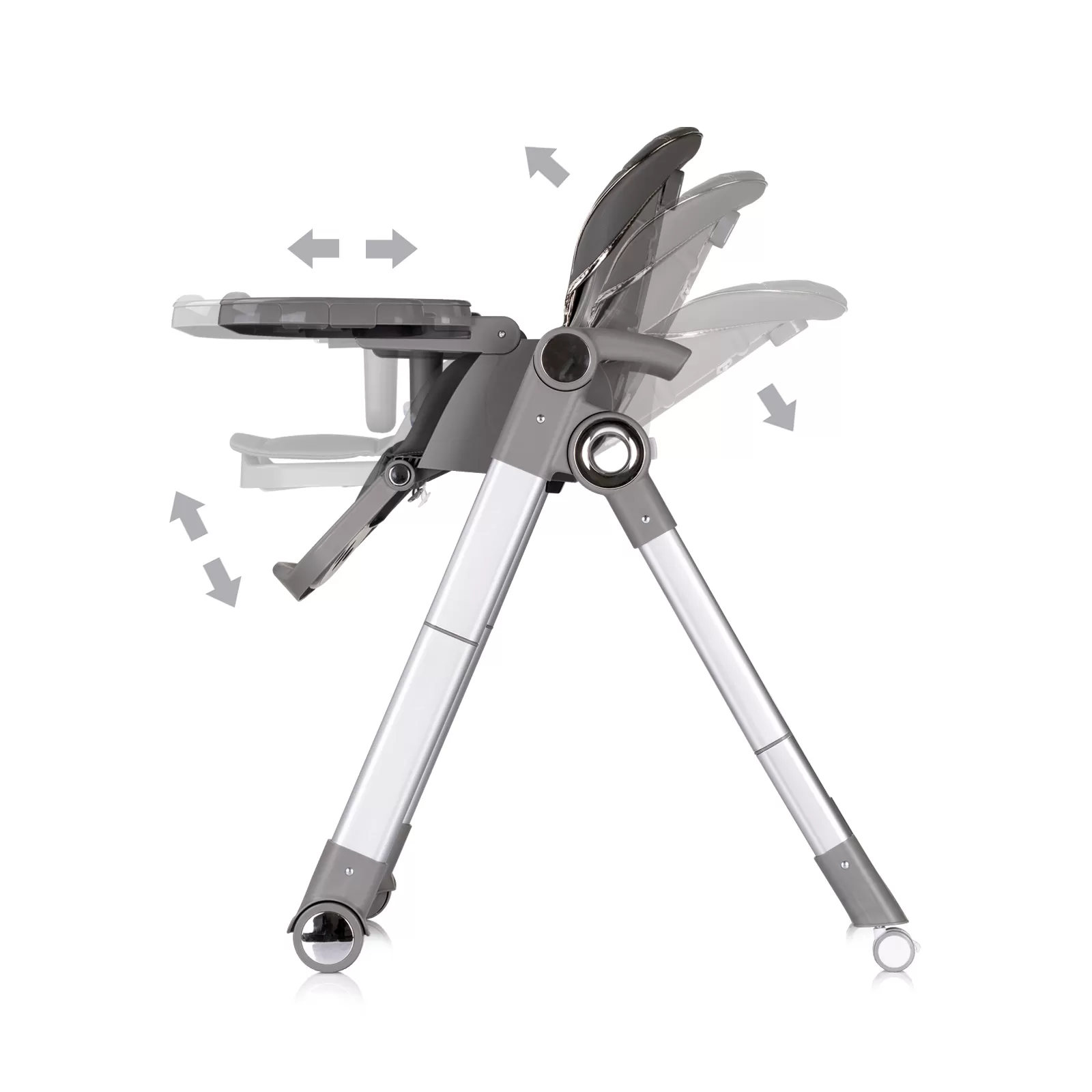 Chipolino SUPER CHEF 2u1 hranilica/ljuljaška Cloud 