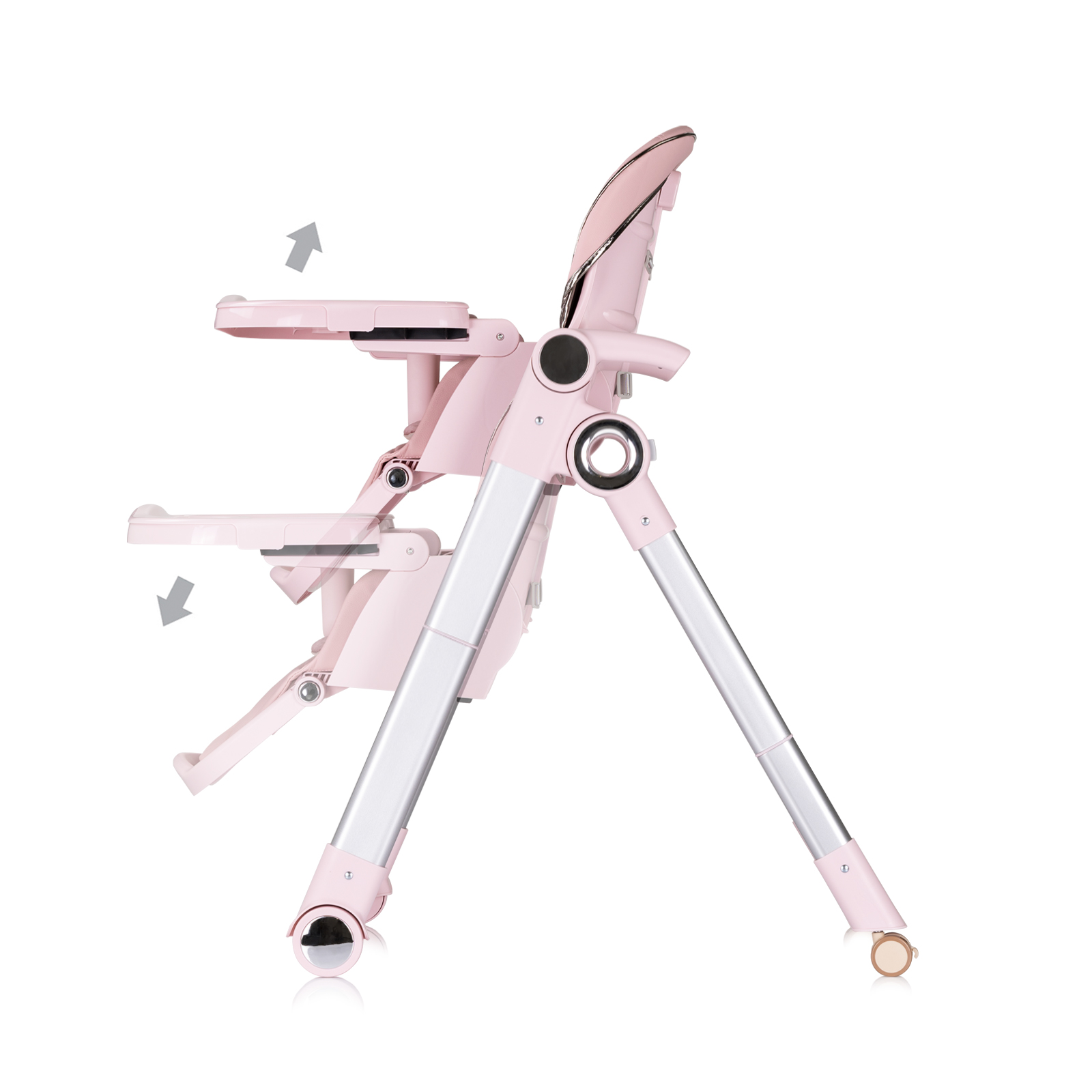 Chipolino SUPER CHEF 2u1 hranilica/ljuljaška Pink 