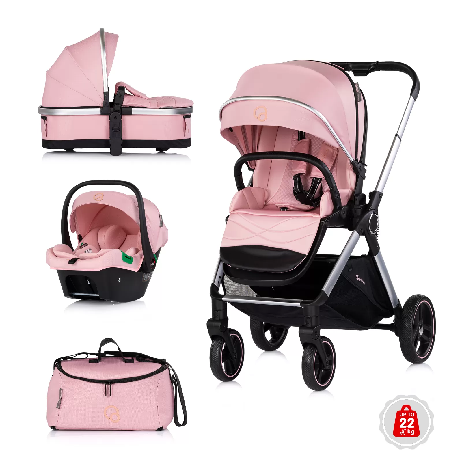 Chipolino Euphoria Pink 3u1 
