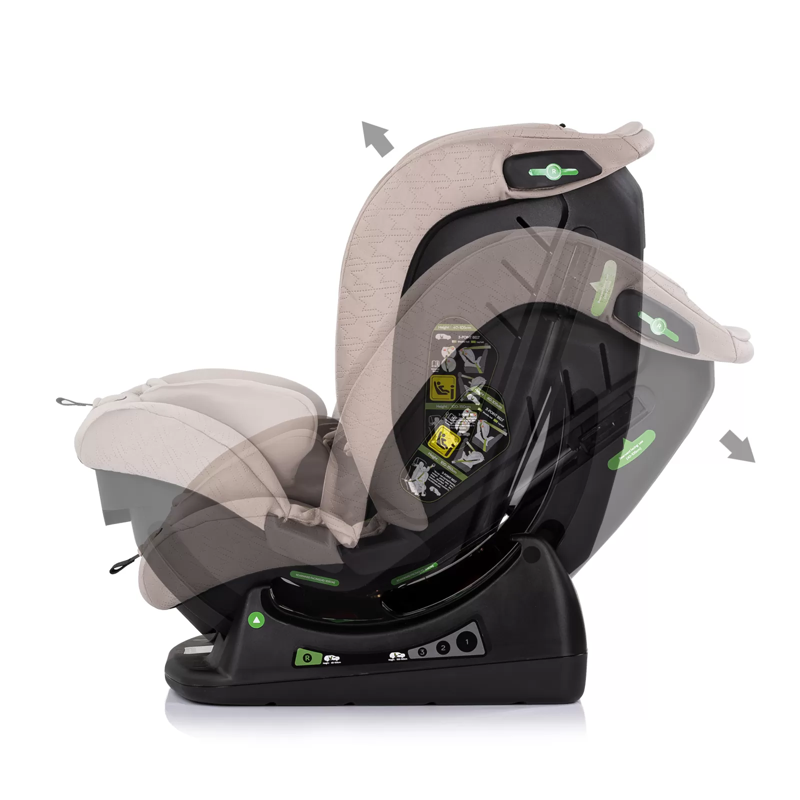 Chipolino I-SIZE 40-150 cm 