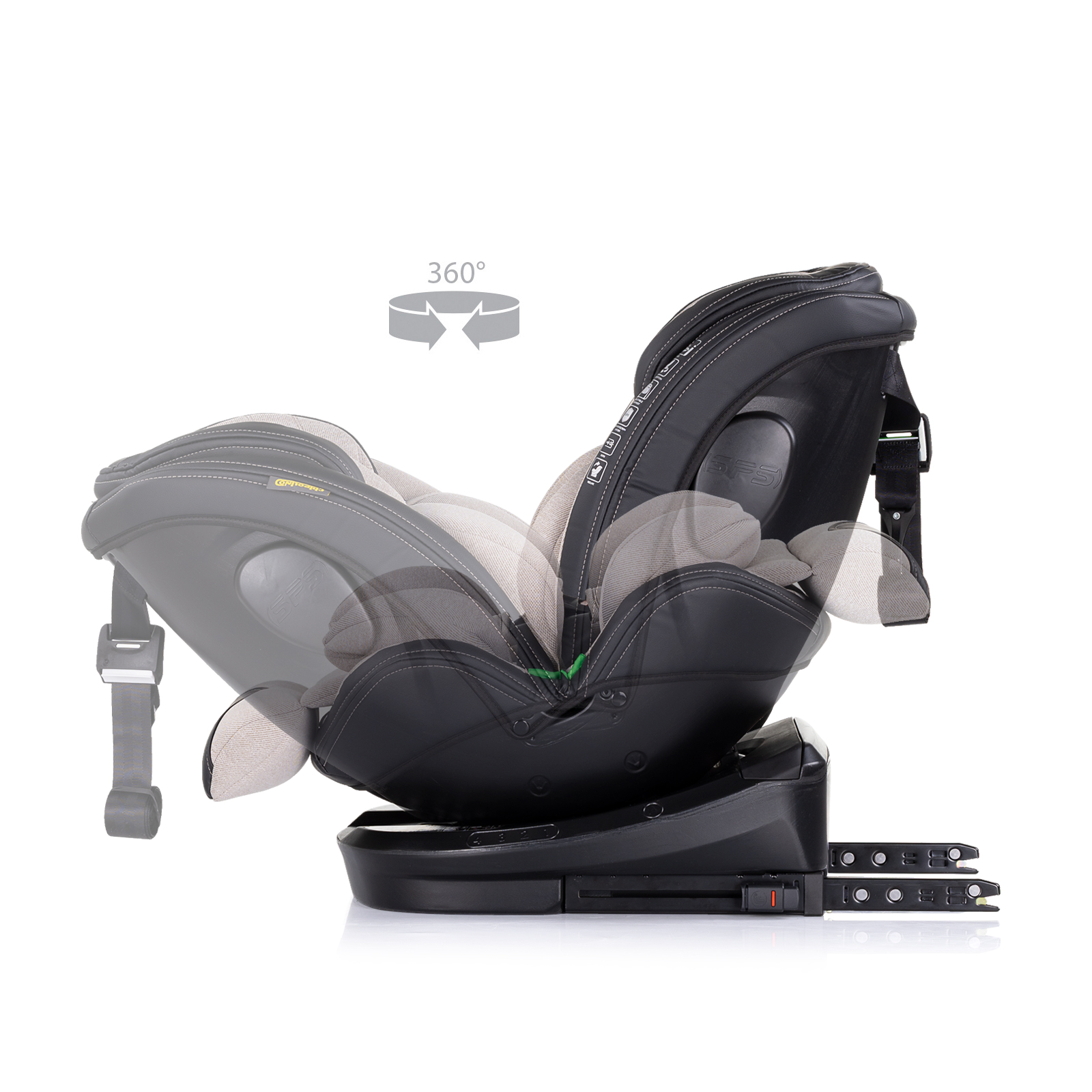 Chipolino I-SIZE 40-150 cm ISOFIX 360 