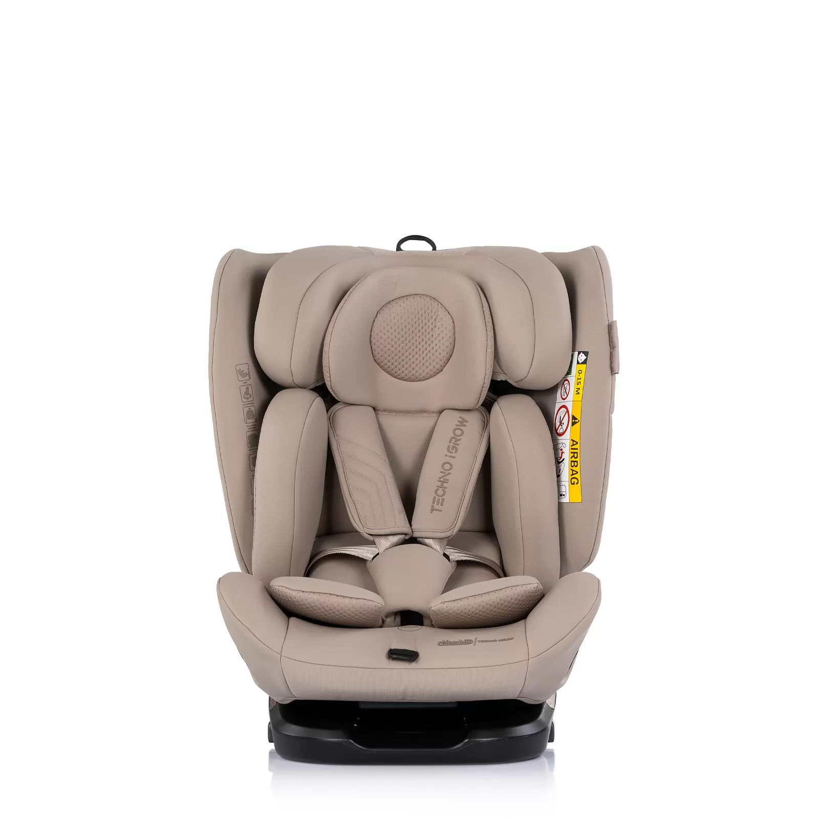Car seat I-SIZE 40-150 cm ISOFIX 360 Techno iGROW latte 