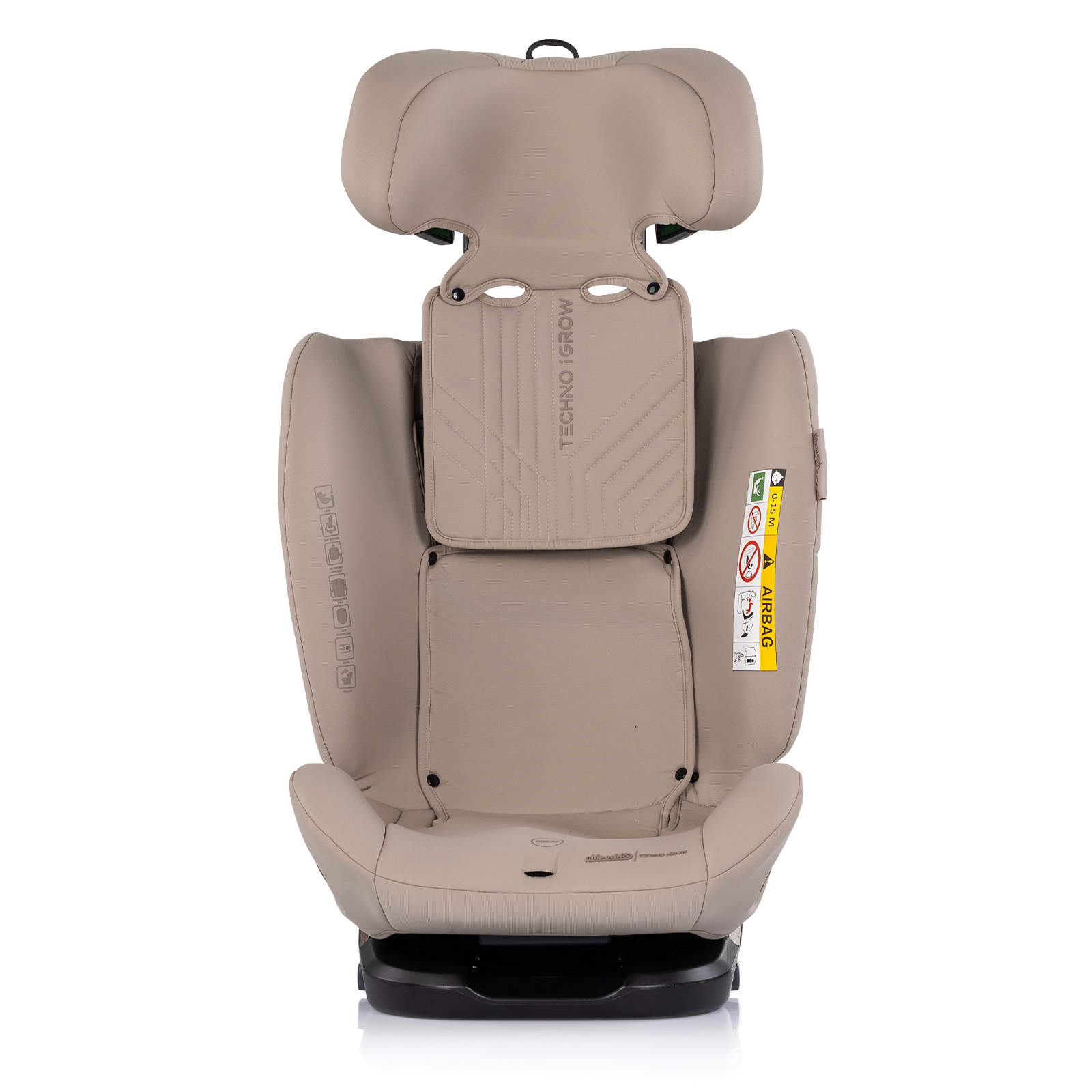 Car seat I-SIZE 40-150 cm ISOFIX 360 Techno iGROW latte 