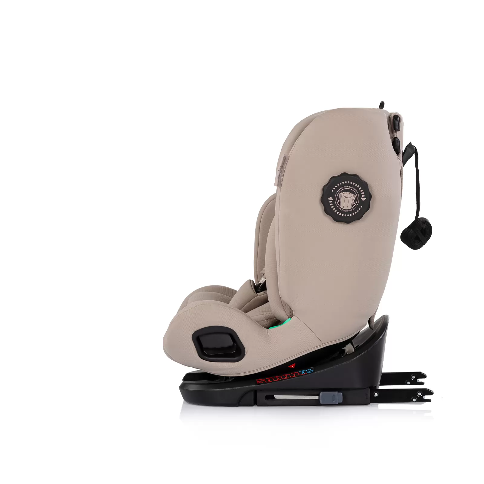 Car seat I-SIZE 40-150 cm ISOFIX 360 Techno iGROW latte 