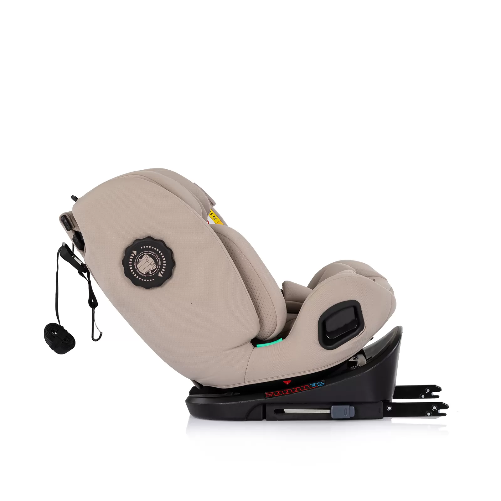 Car seat I-SIZE 40-150 cm ISOFIX 360 Techno iGROW latte 