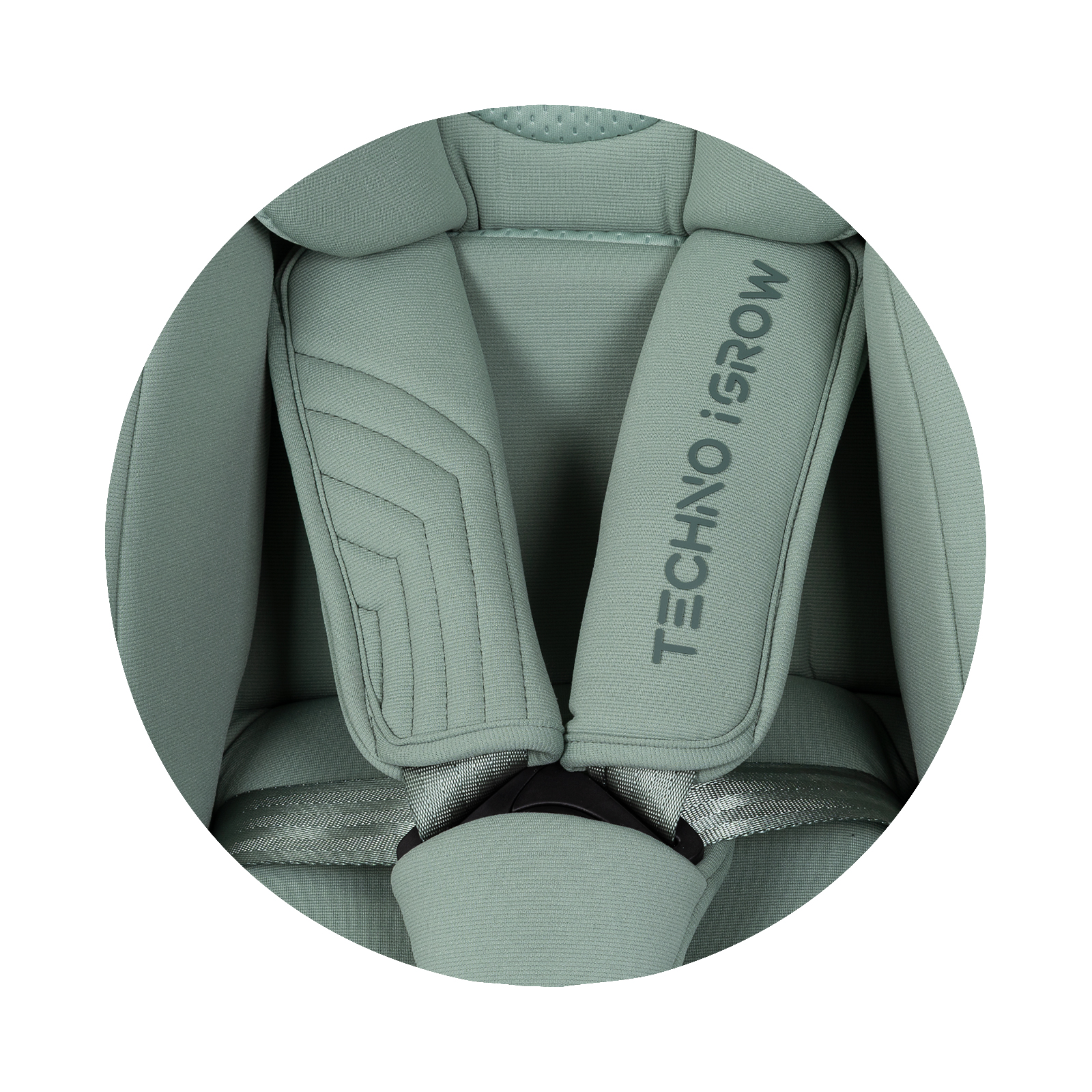 Car seat I-SIZE 40-150 cm ISOFIX 360 Techno iGROW matcha 