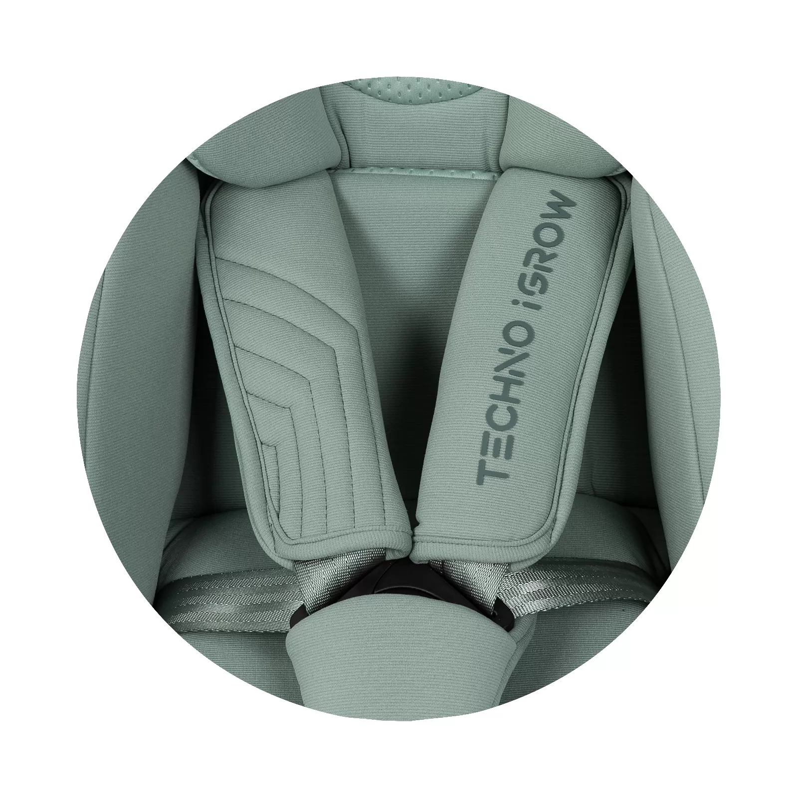 Car seat I-SIZE 40-150 cm ISOFIX 360 Techno iGROW matcha 