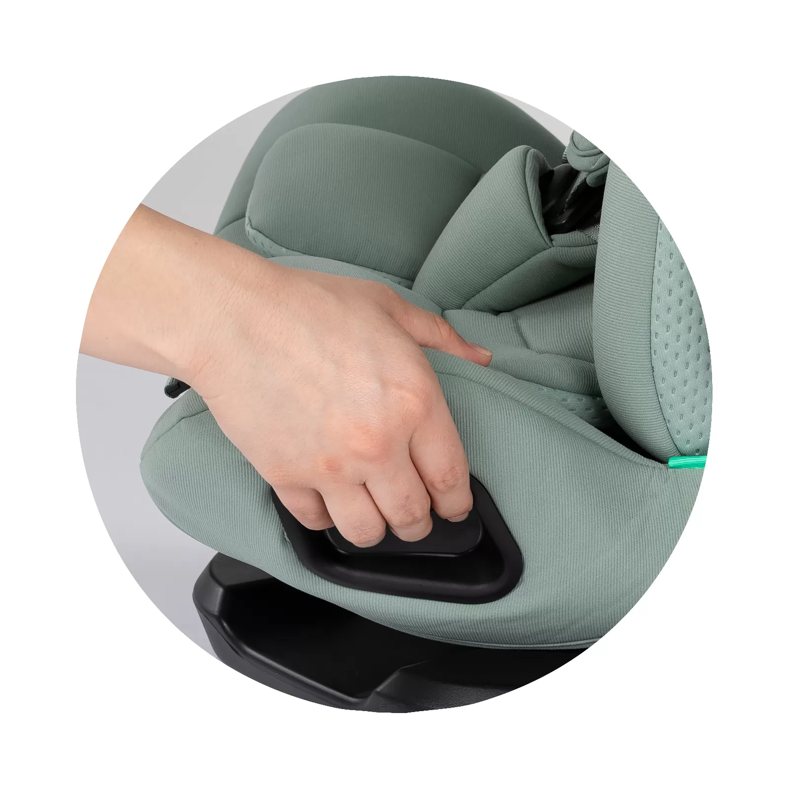 Car seat I-SIZE 40-150 cm ISOFIX 360 Techno iGROW matcha 