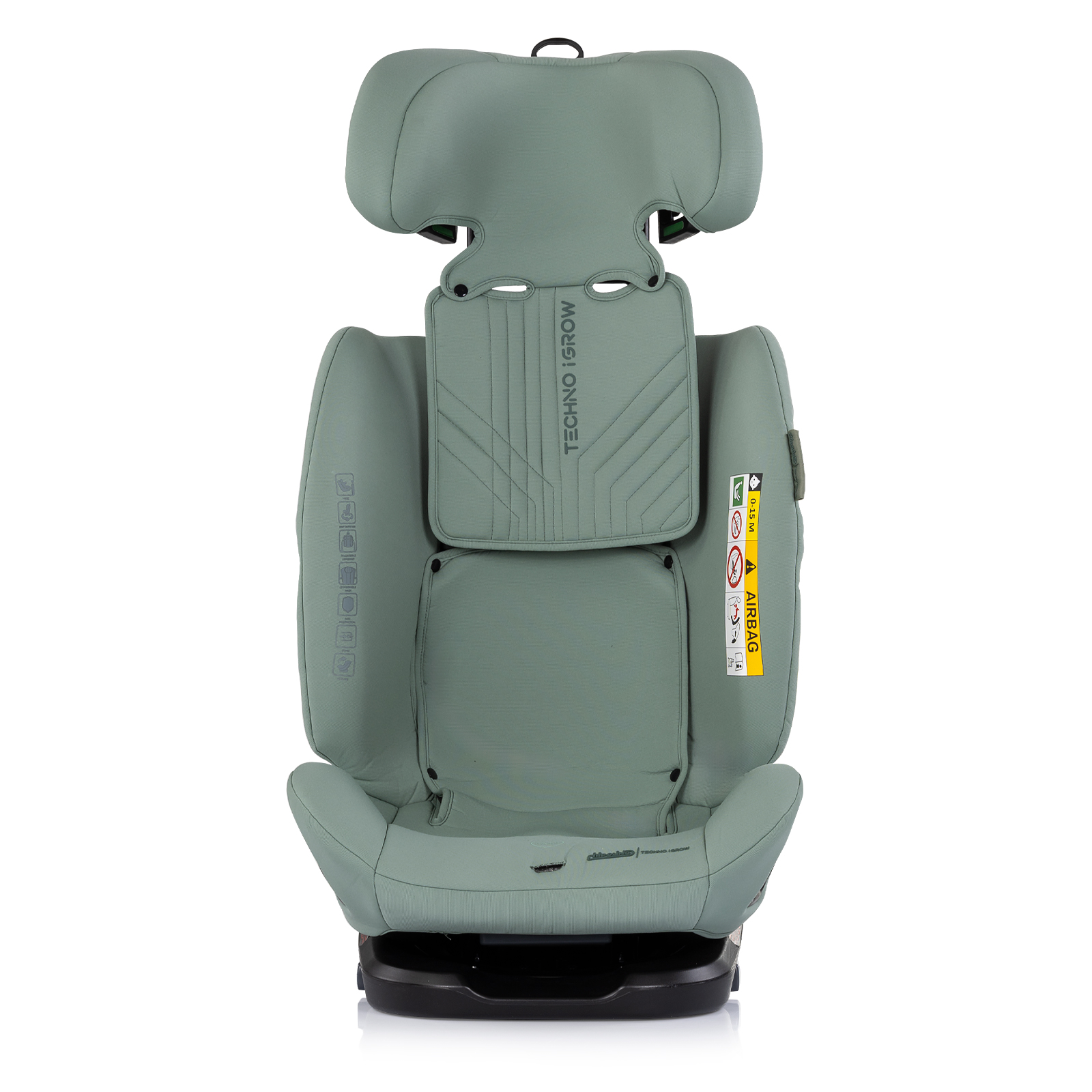 Car seat I-SIZE 40-150 cm ISOFIX 360 Techno iGROW matcha 