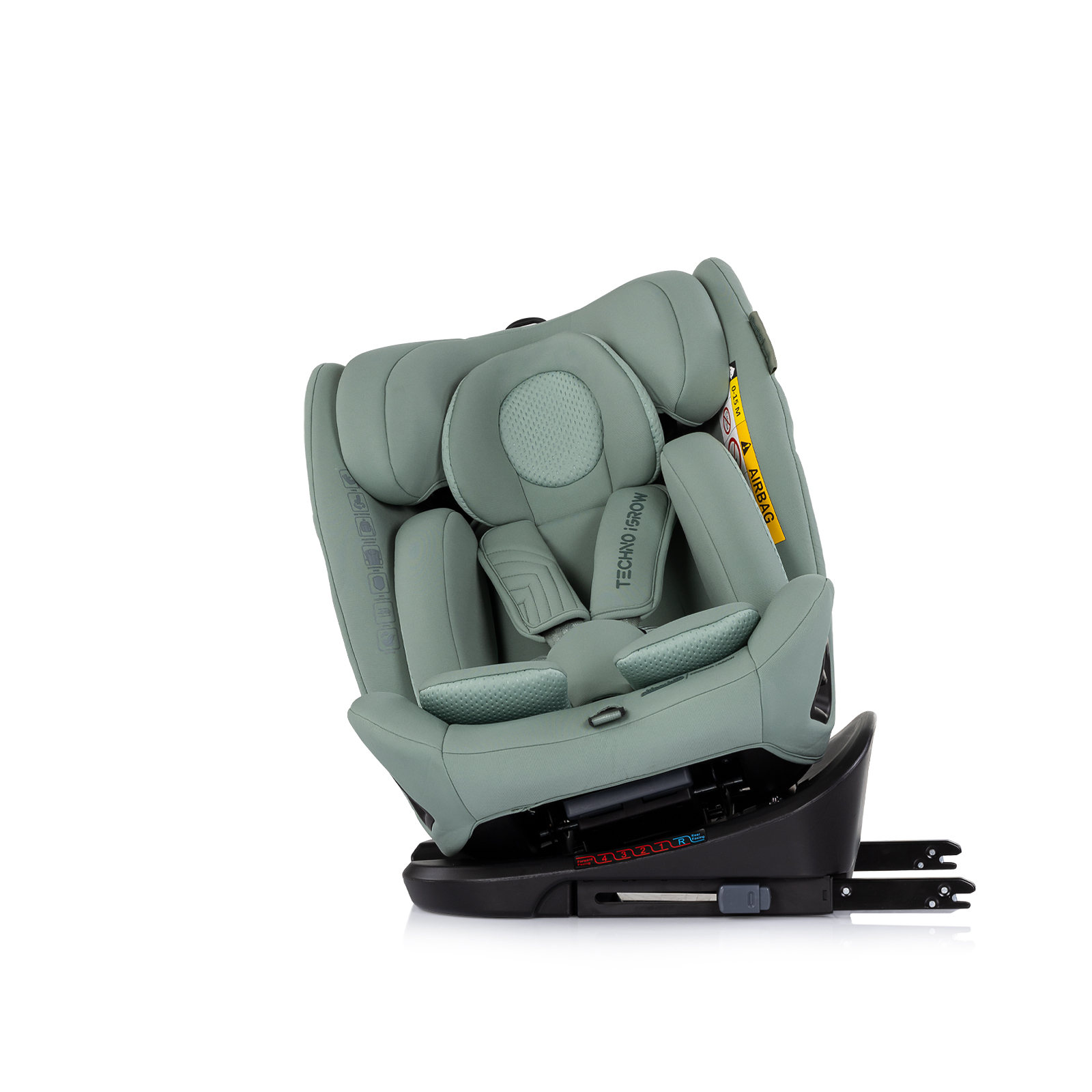 Car seat I-SIZE 40-150 cm ISOFIX 360 Techno iGROW matcha 