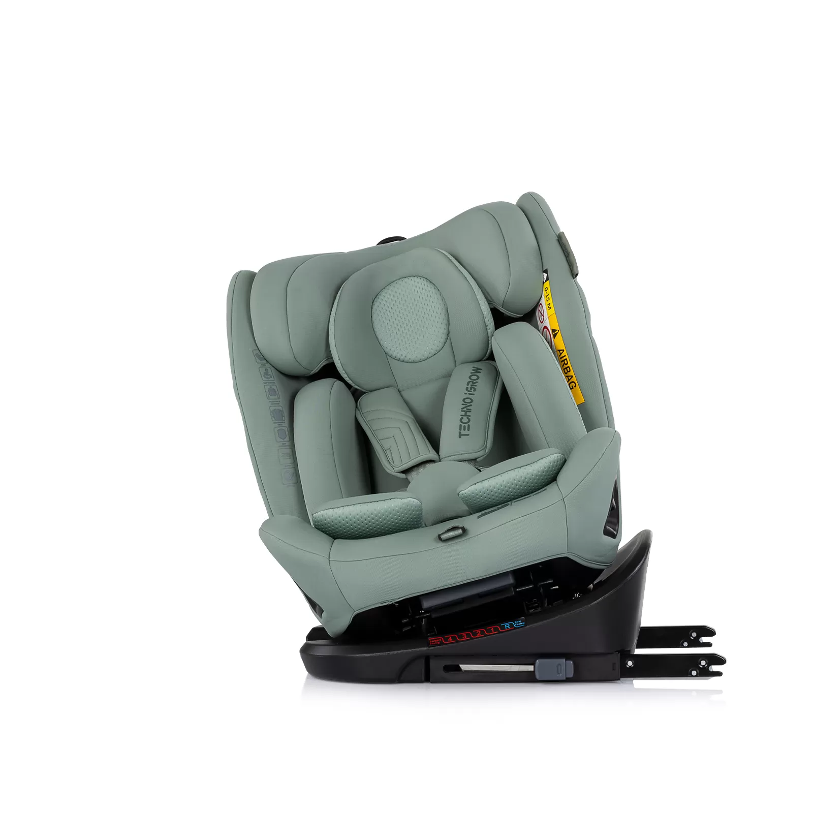 Car seat I-SIZE 40-150 cm ISOFIX 360 Techno iGROW matcha 