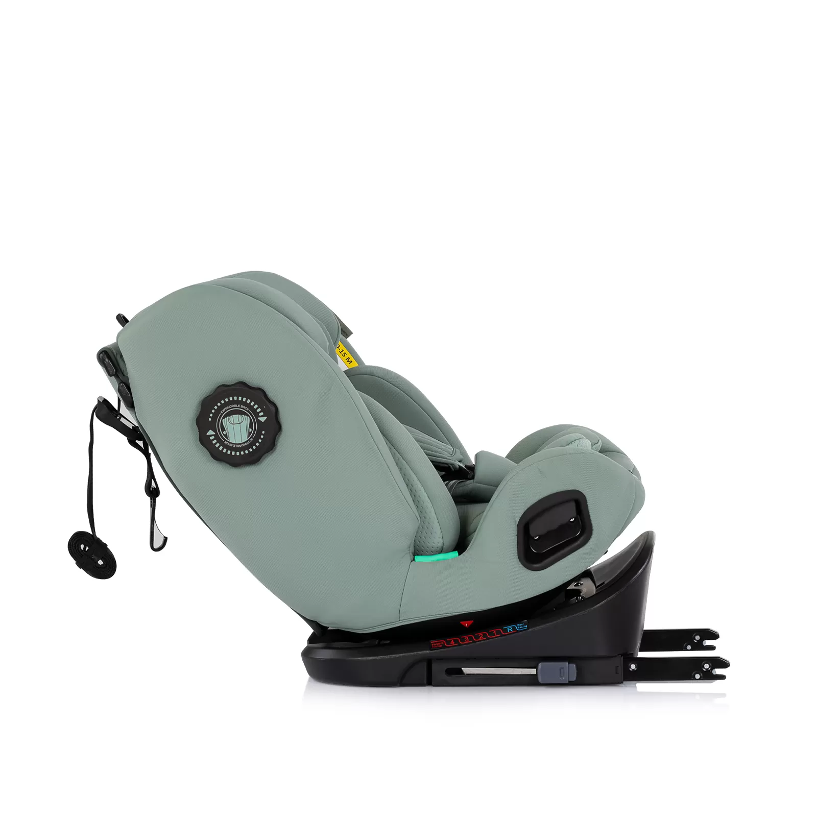 Car seat I-SIZE 40-150 cm ISOFIX 360 Techno iGROW matcha 