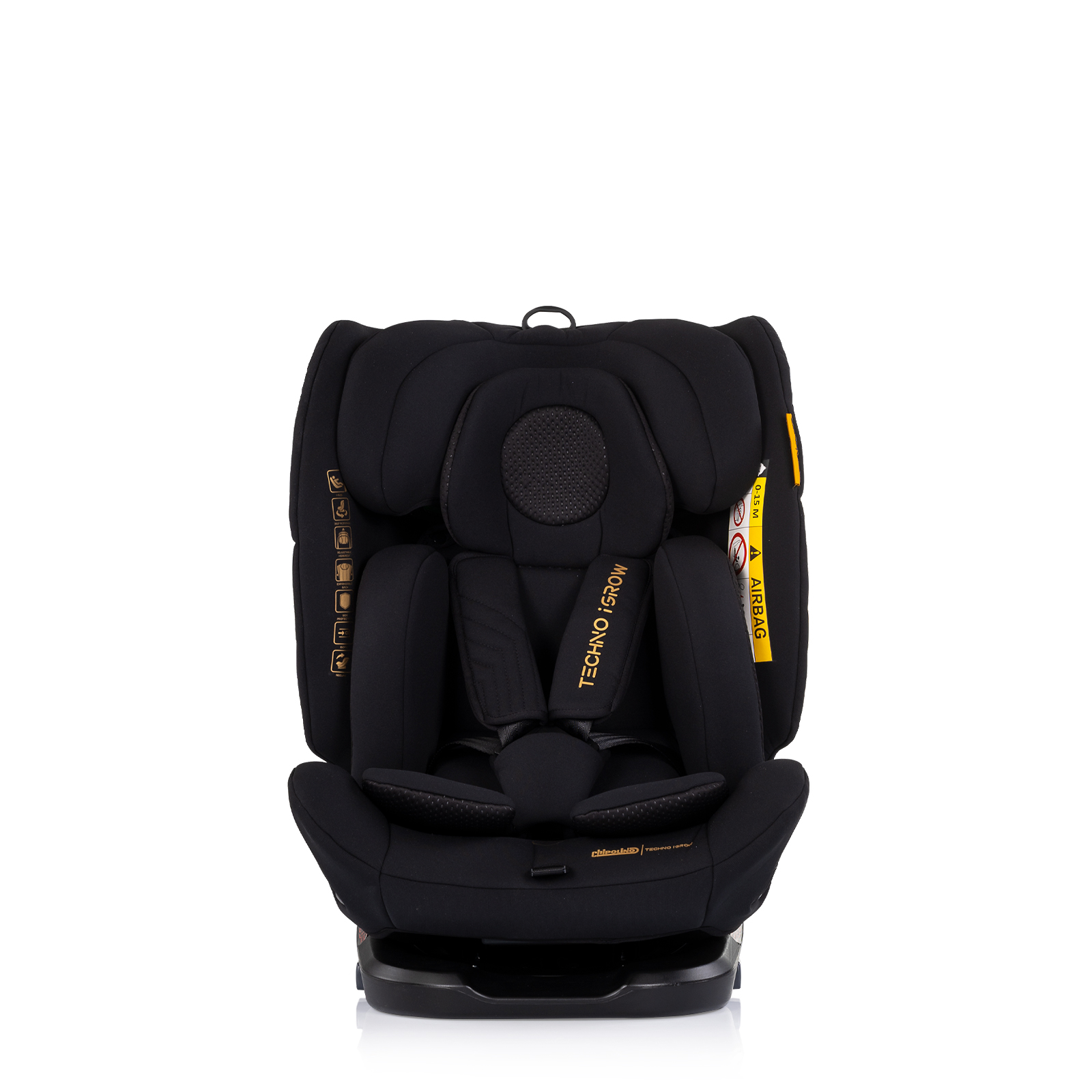 Car seat I-SIZE 40-150 cm ISOFIX 360 Techno iGROW noir 