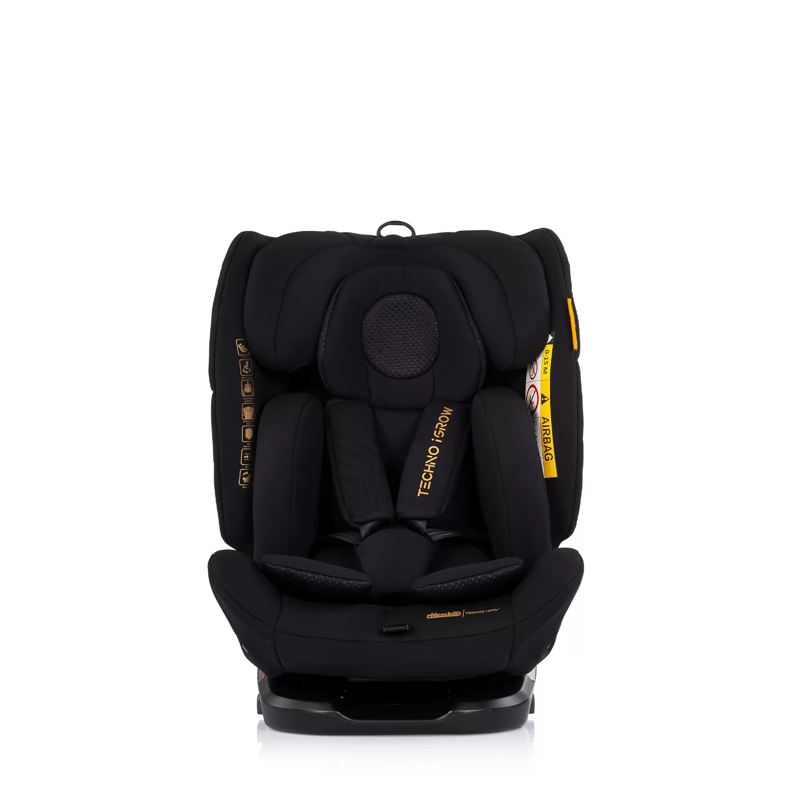 Car seat I-SIZE 40-150 cm ISOFIX 360 Techno iGROW noir 