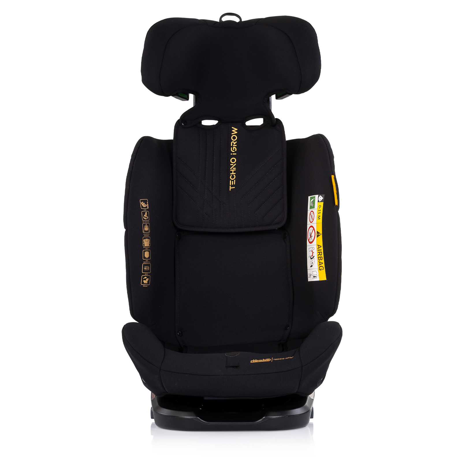 Car seat I-SIZE 40-150 cm ISOFIX 360 Techno iGROW noir 