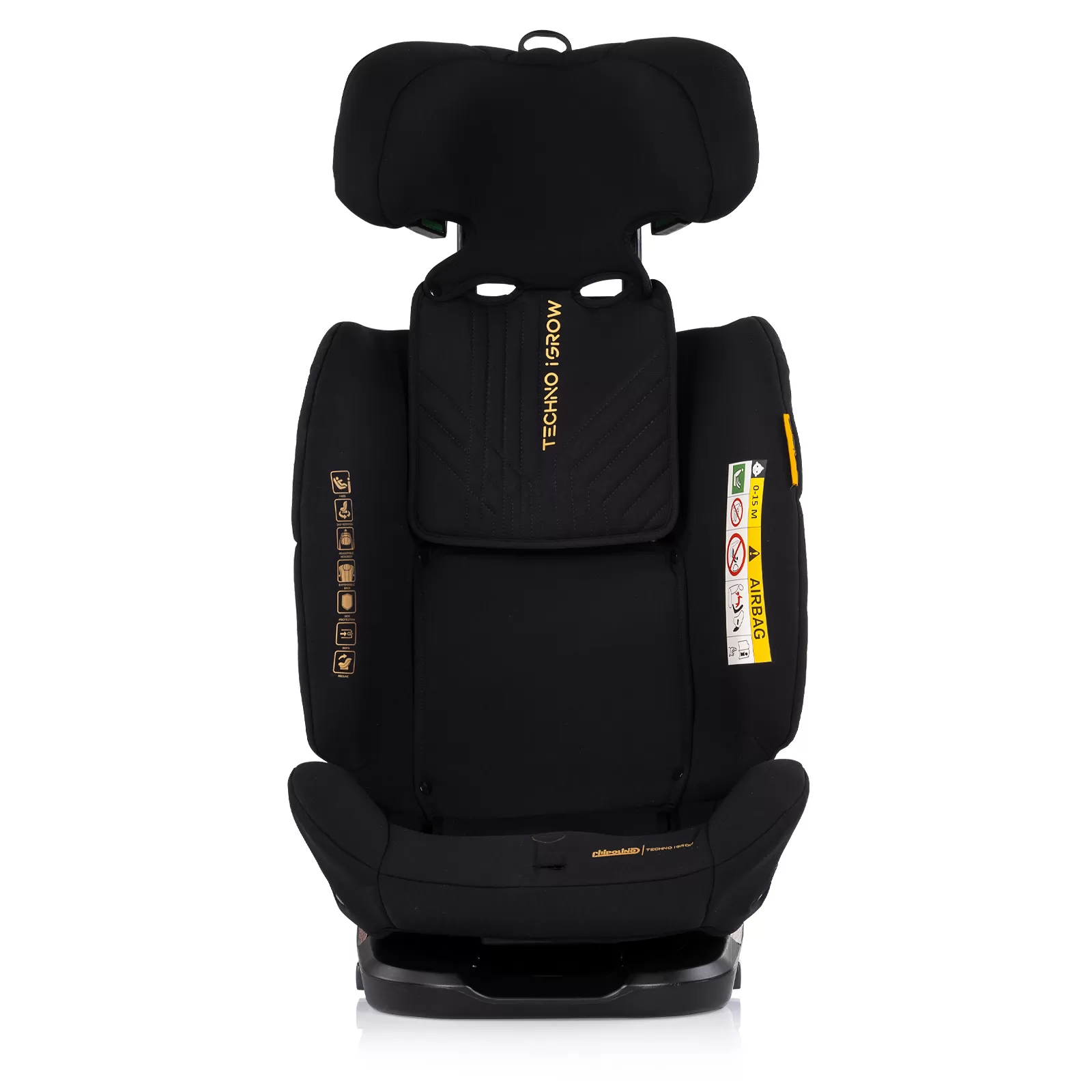Car seat I-SIZE 40-150 cm ISOFIX 360 Techno iGROW noir 