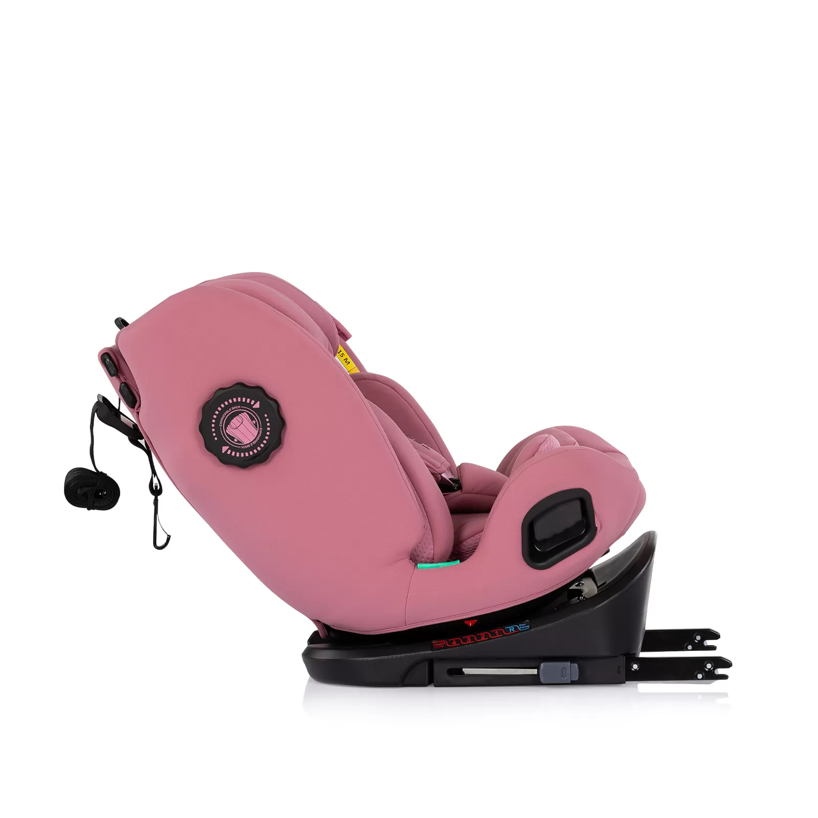 Car seat I-SIZE 40-150 cm ISOFIX 360 Techno iGROW pink 