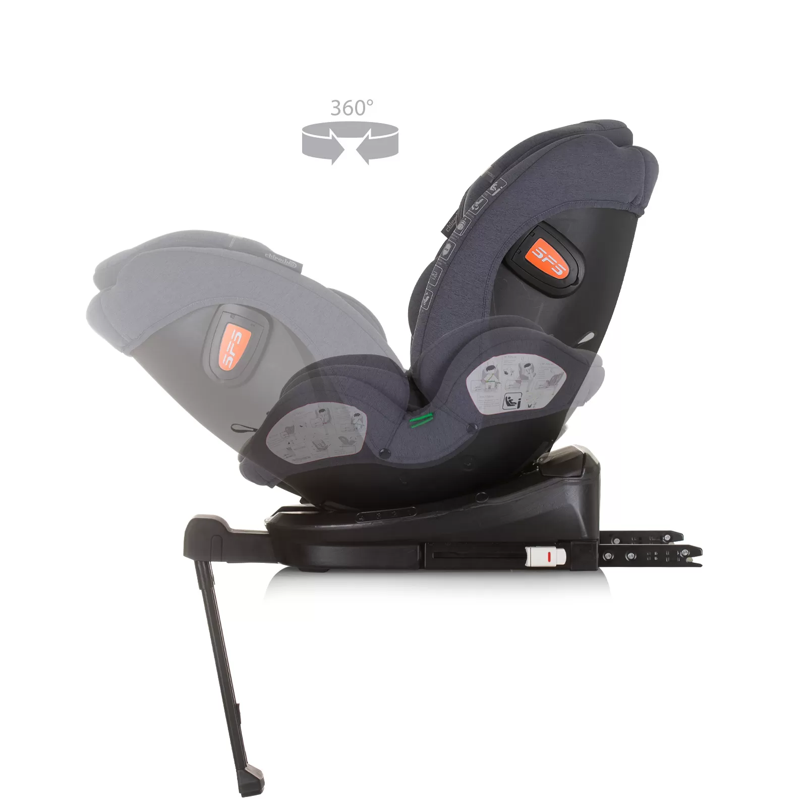 Chipolino I-SIZE 40-150 cm ISOFIX 360 