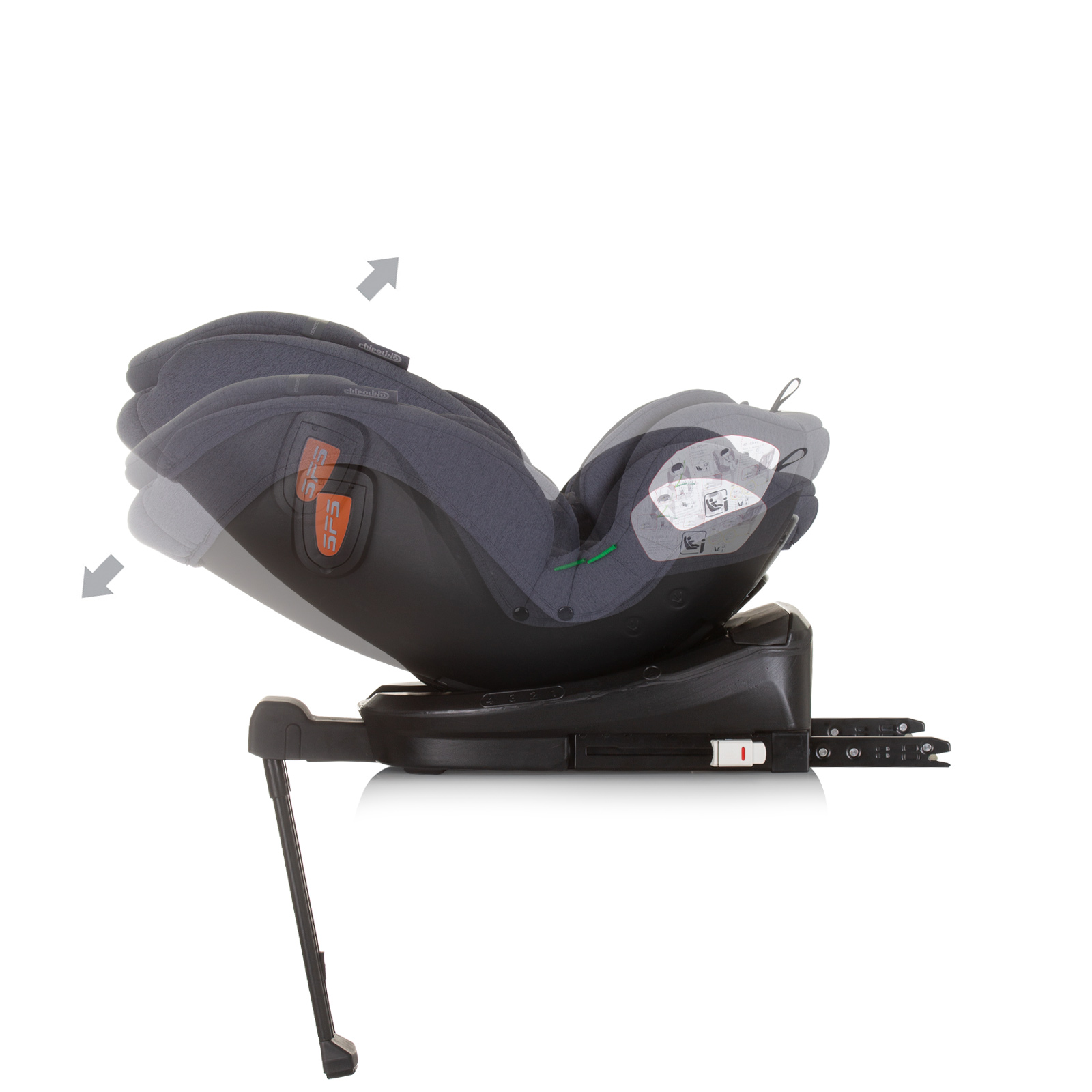 Chipolino I-SIZE 40-150 cm ISOFIX 360 