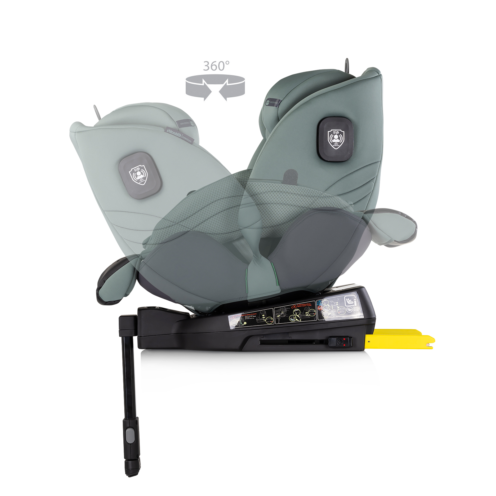 Chipolino I-SIZE 40-150 cm ISOFIX 360 