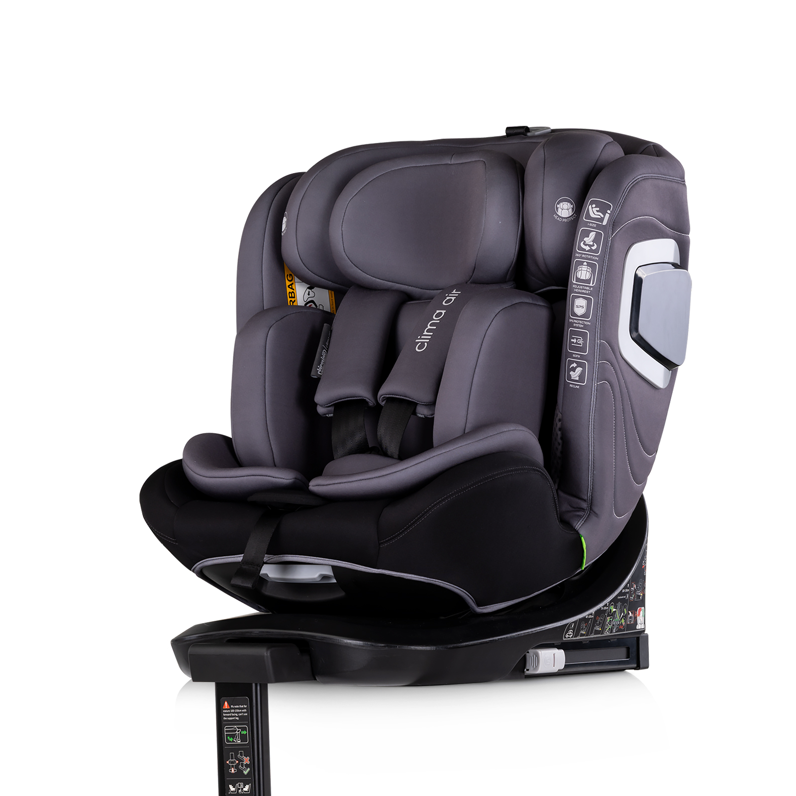 Chipolino I-SIZE 40-150 cm ISOFIX 360 