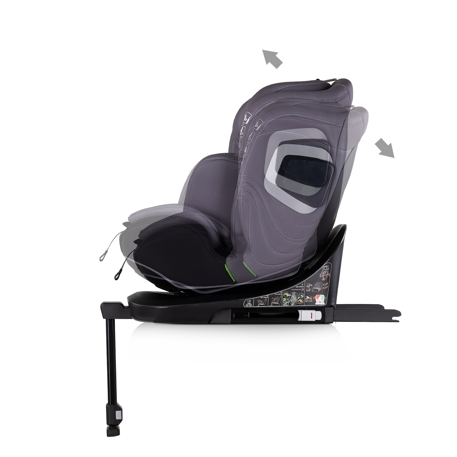 Chipolino I-SIZE 40-150 cm ISOFIX 360 