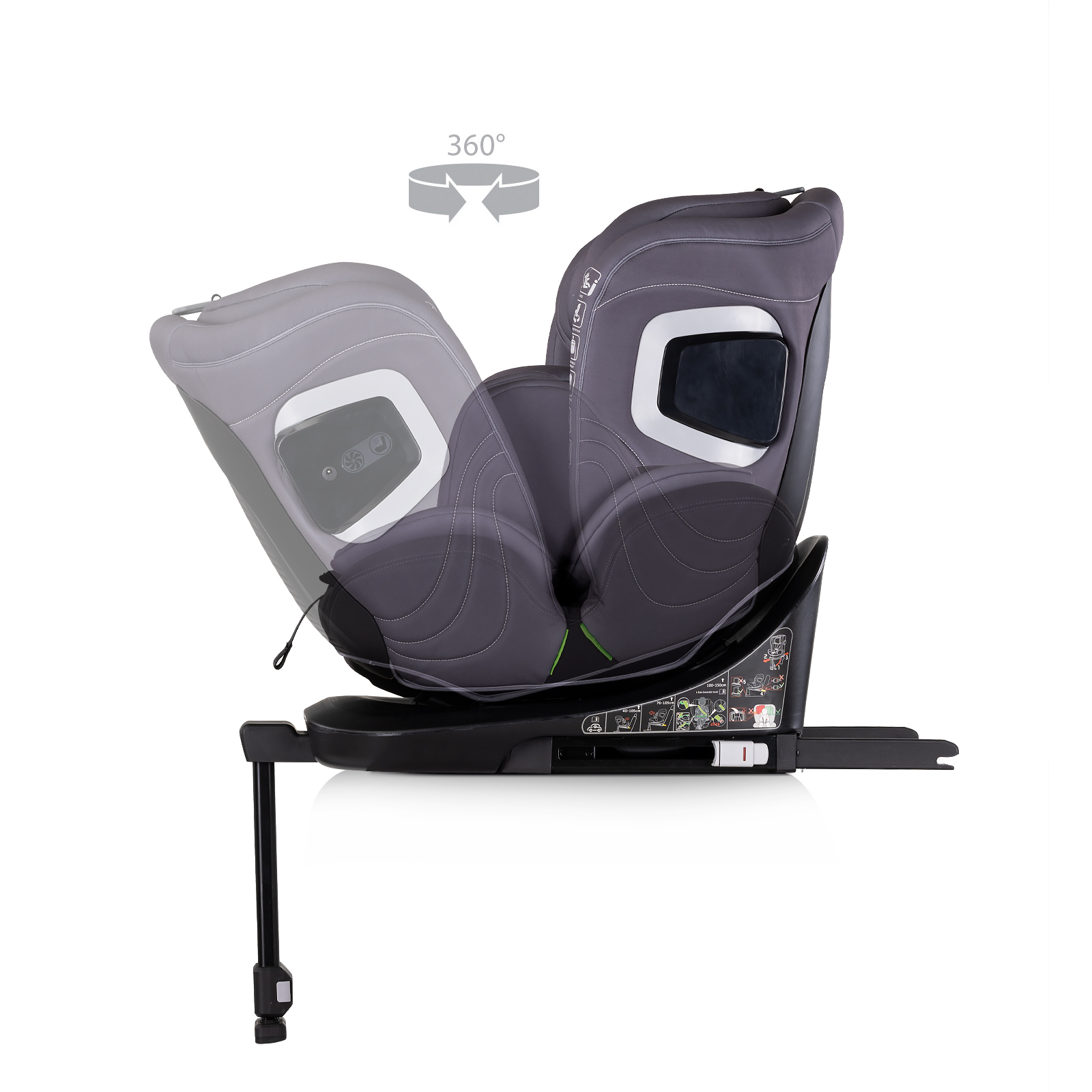 Chipolino I-SIZE 40-150 cm ISOFIX 360 