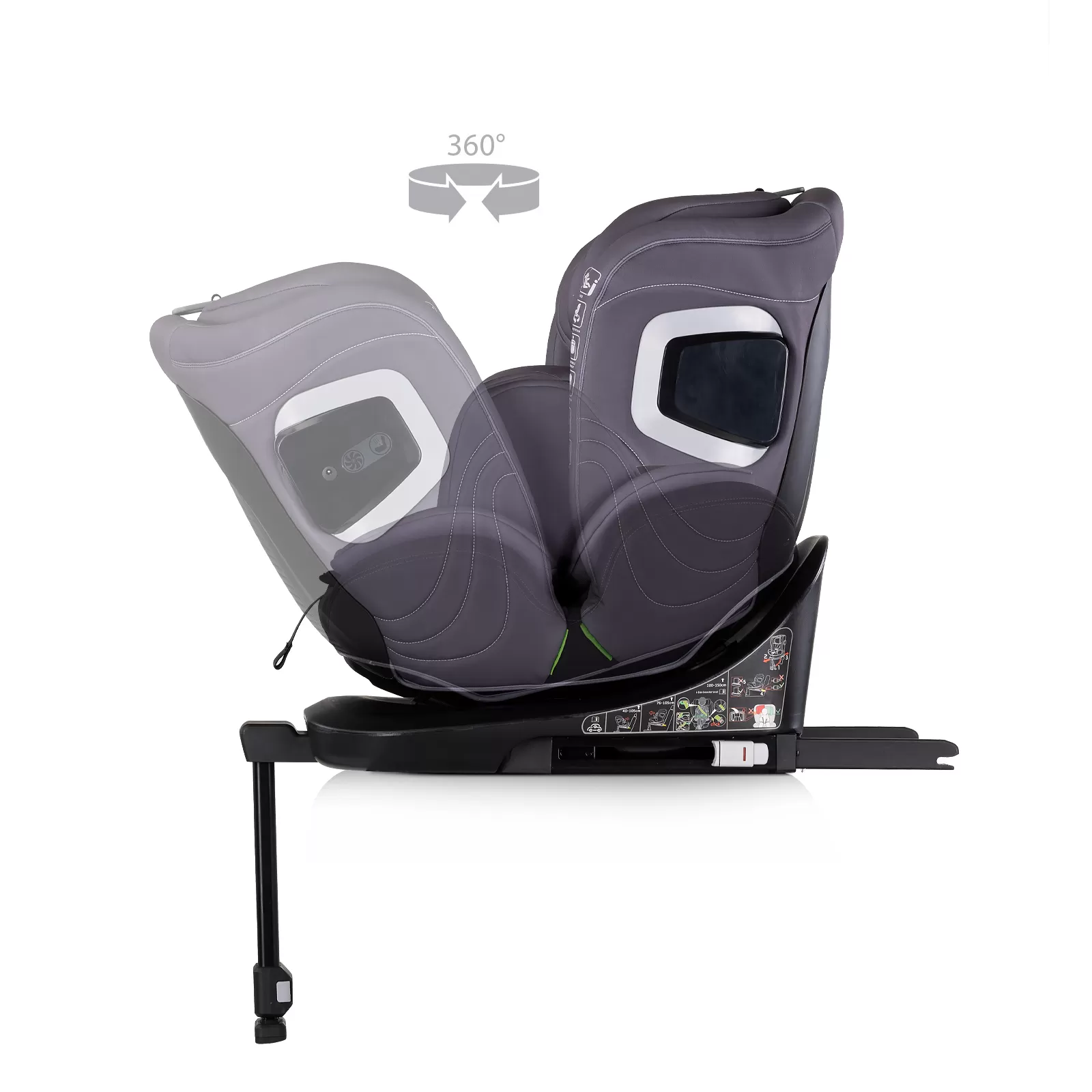 Chipolino I-SIZE 40-150 cm ISOFIX 360 