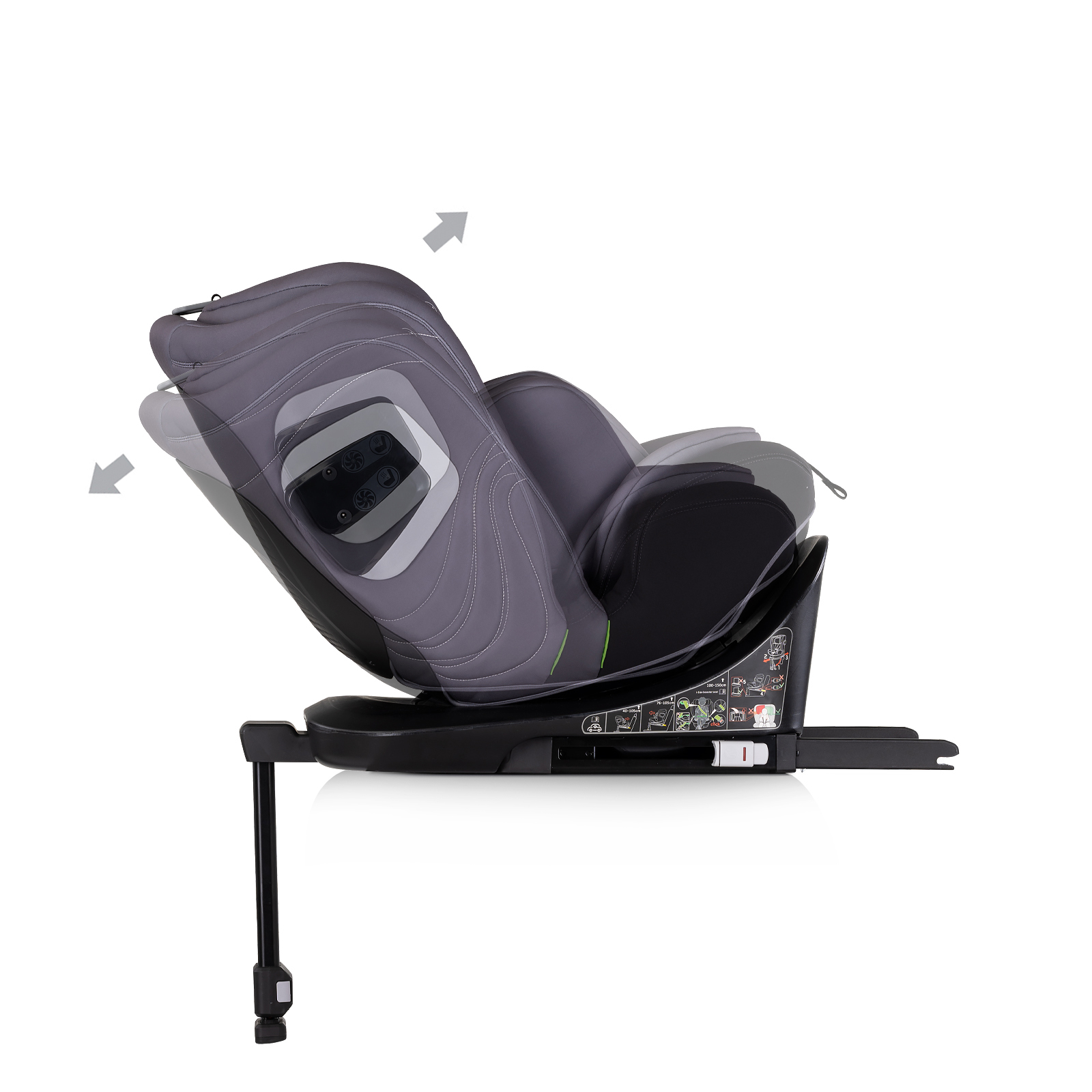 Chipolino I-SIZE 40-150 cm ISOFIX 360 