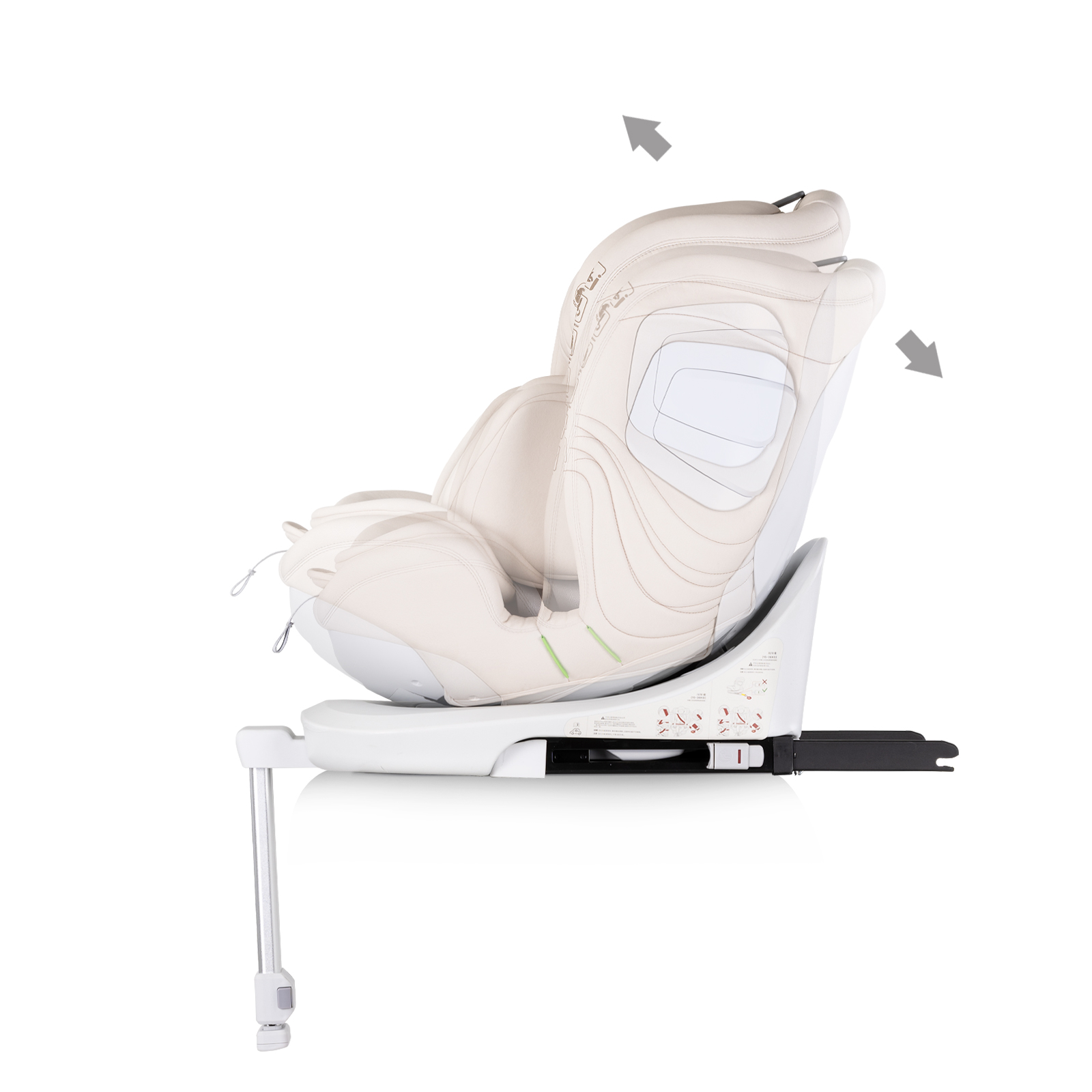 Chipolino I-SIZE 40-150 cm ISOFIX 360 