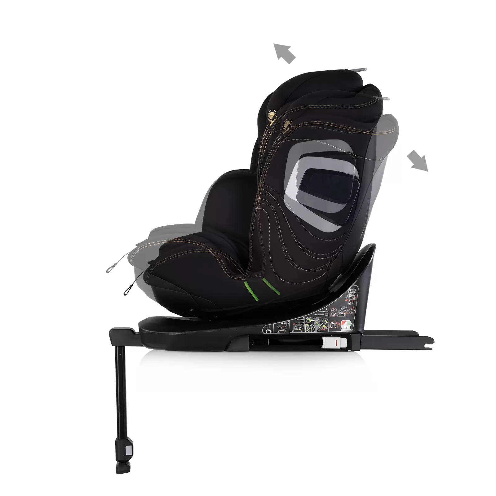 Chipolino I-SIZE 40-150 cm ISOFIX 360 