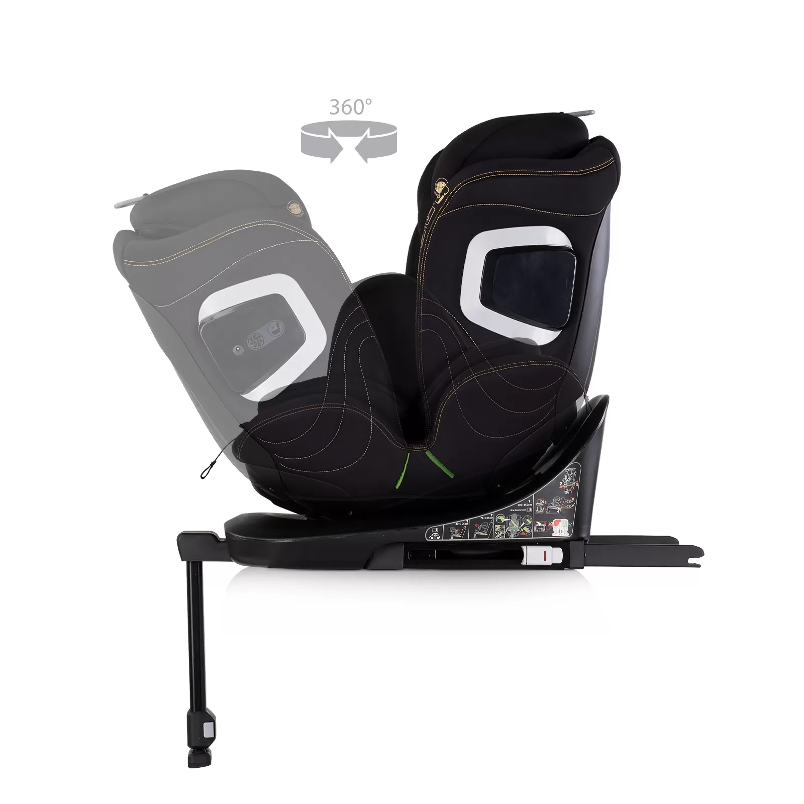 Chipolino I-SIZE 40-150 cm ISOFIX 360 