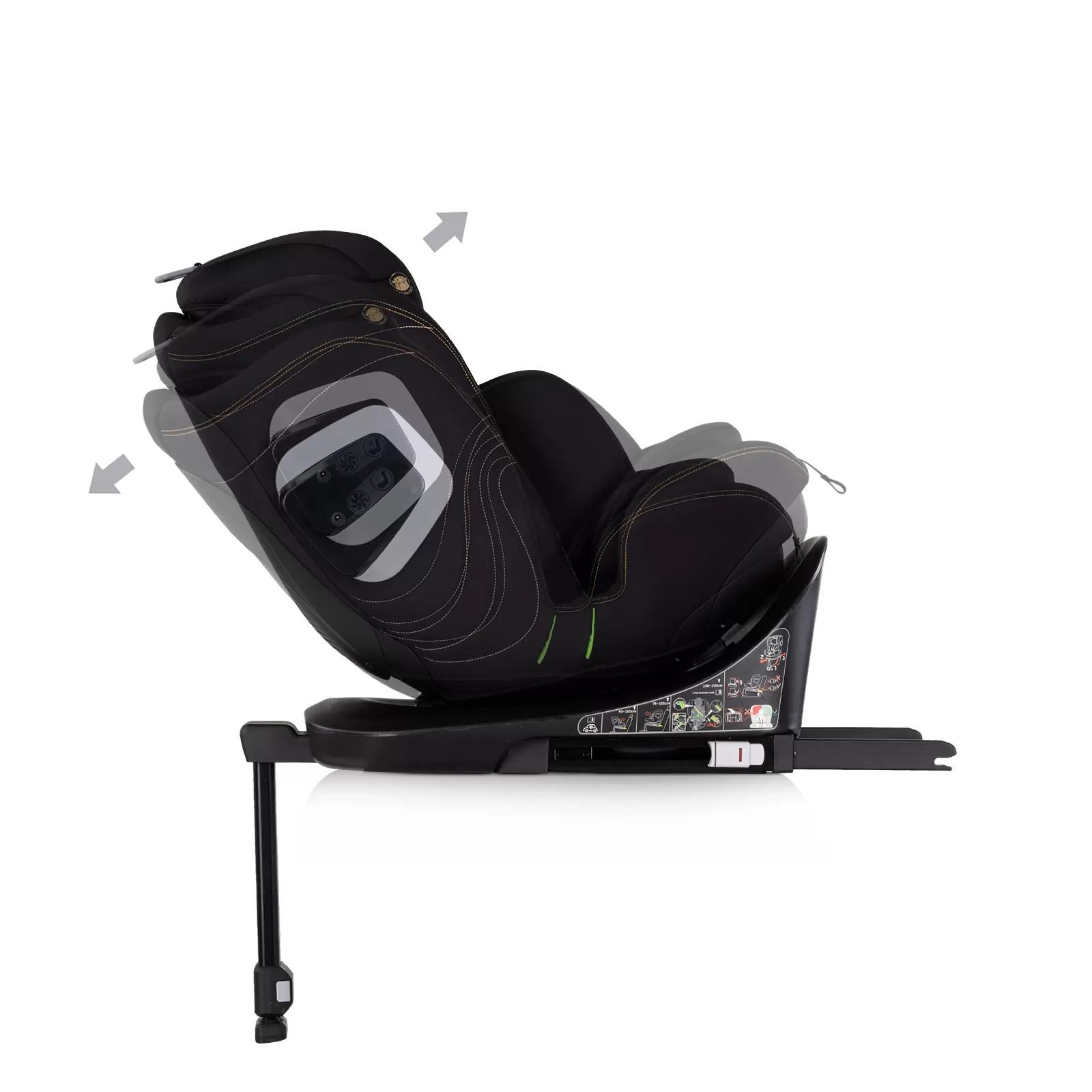 Chipolino I-SIZE 40-150 cm ISOFIX 360 