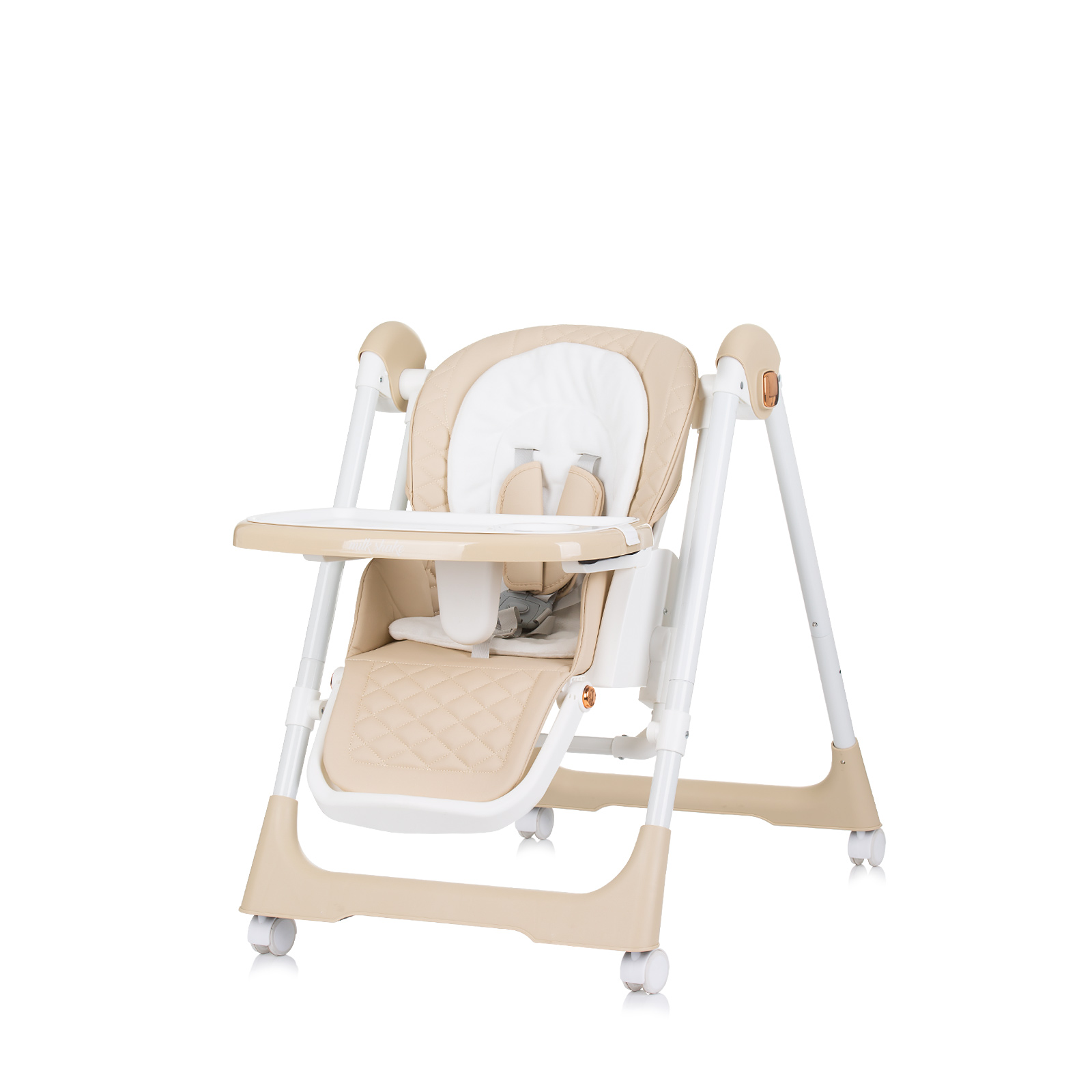 Hranilica 2u1 Chipolino Milkshake Beige (Hranilica i ljuljaška) 