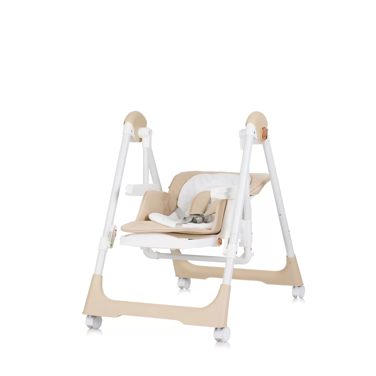 Hranilica 2u1 Chipolino Milkshake Beige (Hranilica i ljuljaška) 