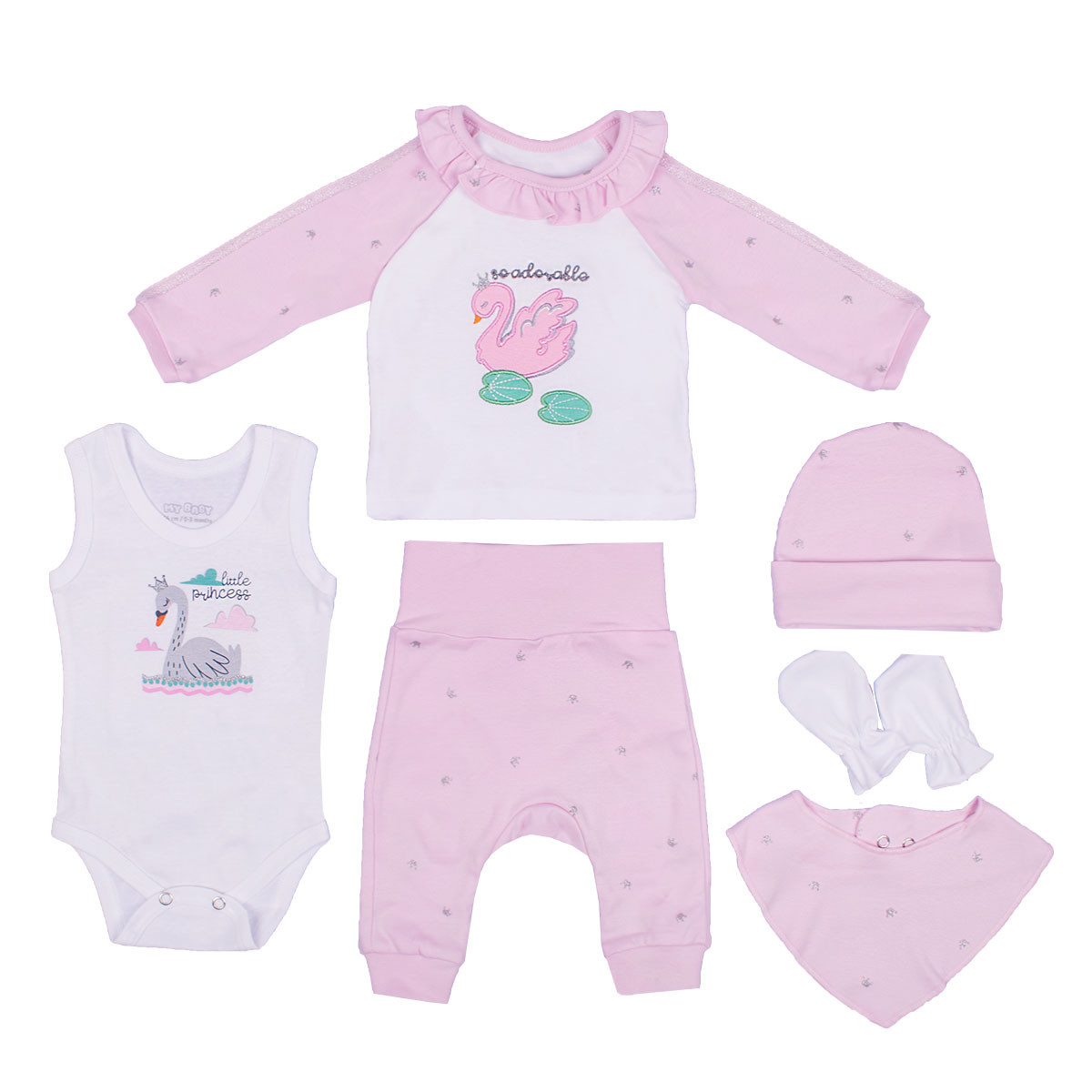 Set za iznošenje za devojčicu Kolica za bebe, bebi oprema Bebbco