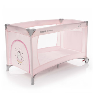 Prenosni krevetac Zopa Caravan Unicorn Rose 