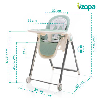 Hranilica Zopa Space Misty Green 