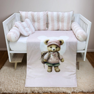 Posteljina My Teddy Pink 