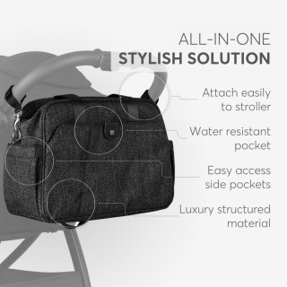Torba za mame Kikka Boo Chelsea Premium Black 