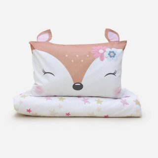 Dečija posteljina Animals Pink 