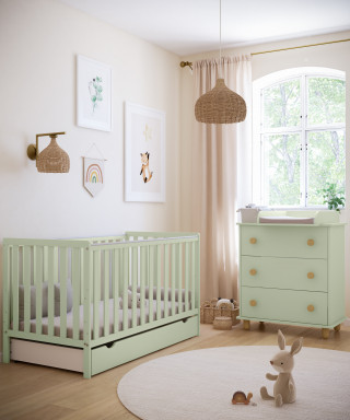 Krevetić Bambi Mint 140x70 