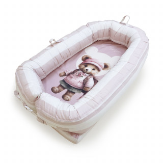 Baby gnezdo Teddy Pink 